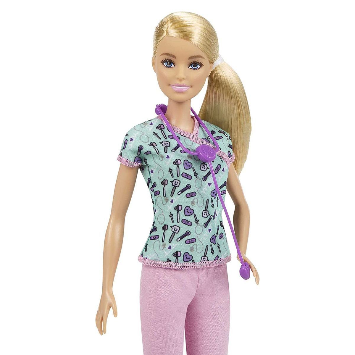 - Barbie GTW39 Karriere-Puppe, Krankenschwester Mattel® Mattel - Anziehpuppe - be can anything You