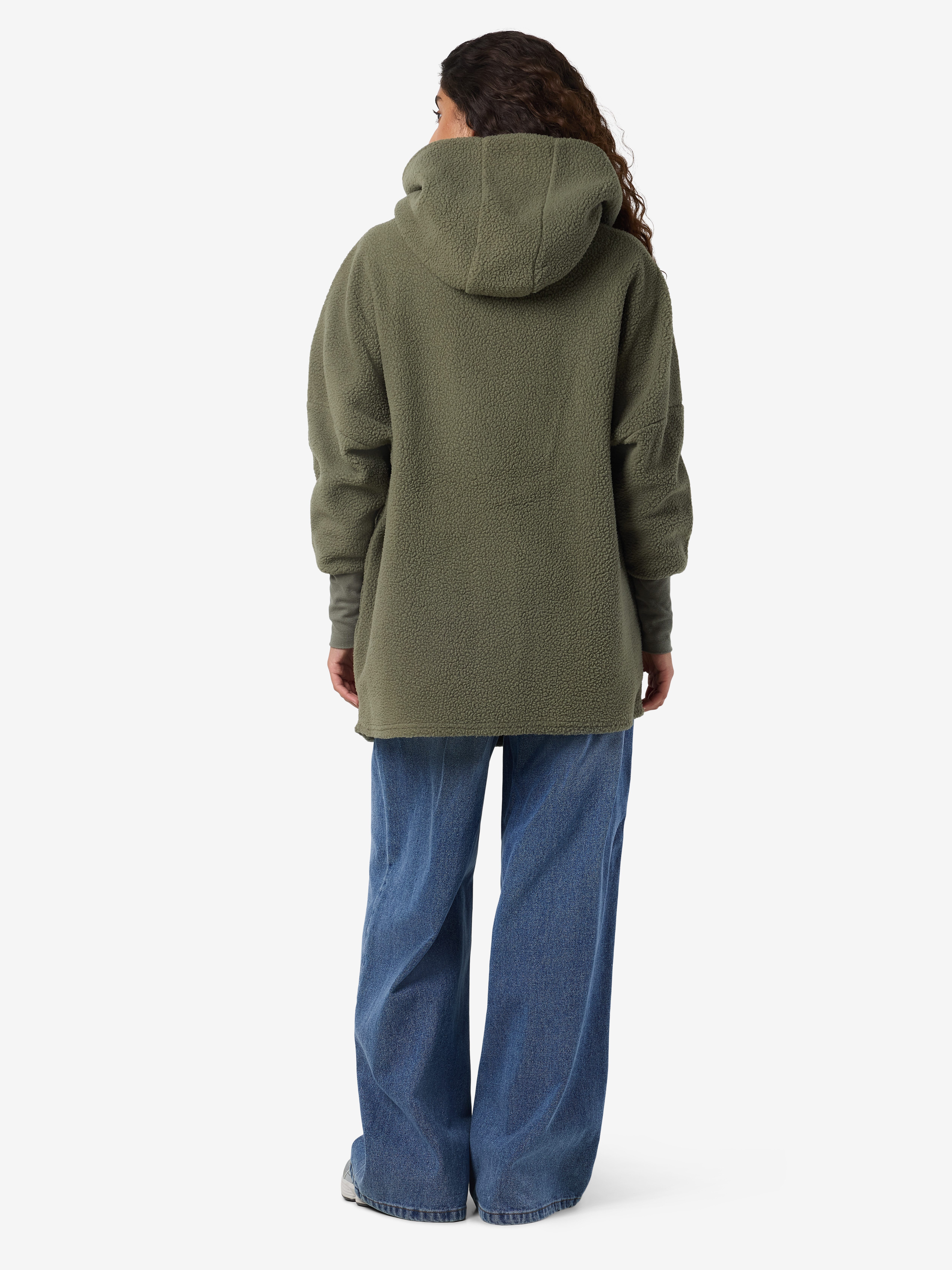 Noisy may Kapuzensweatjacke NMCOZY L/S LONG SHACKET W HOOD JRS NOOS
