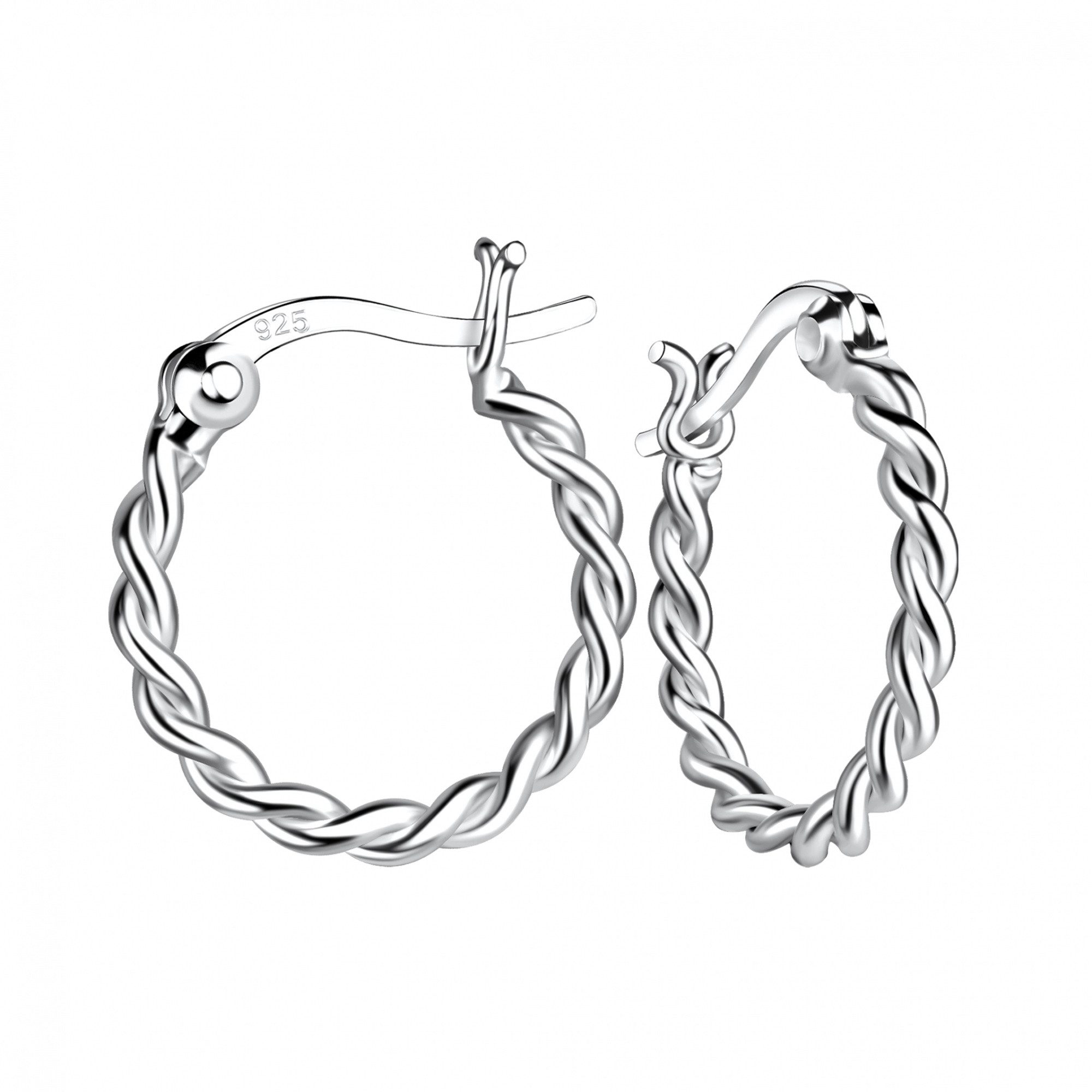 ALEXANDER YORK Paar Creolen TWISTED French Lock, 2-tlg., 925 Sterling Silbe günstig online kaufen