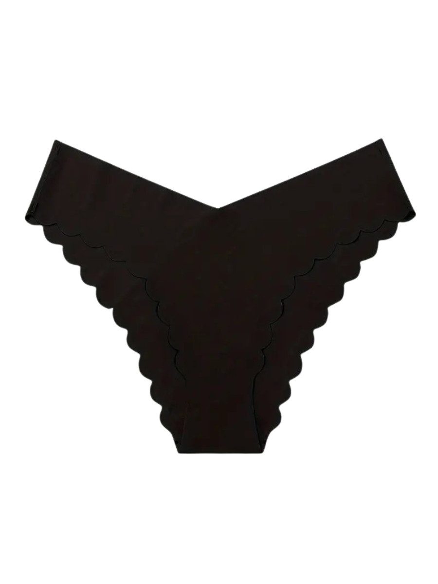 Elegant Love Tangaslip Bequeme Slips, Sexy Unterwäsche, nahtlose Panties, Brasilslips (1-St) Höschen Lingerie für Damen, Unterhosen mit Muschelsaum