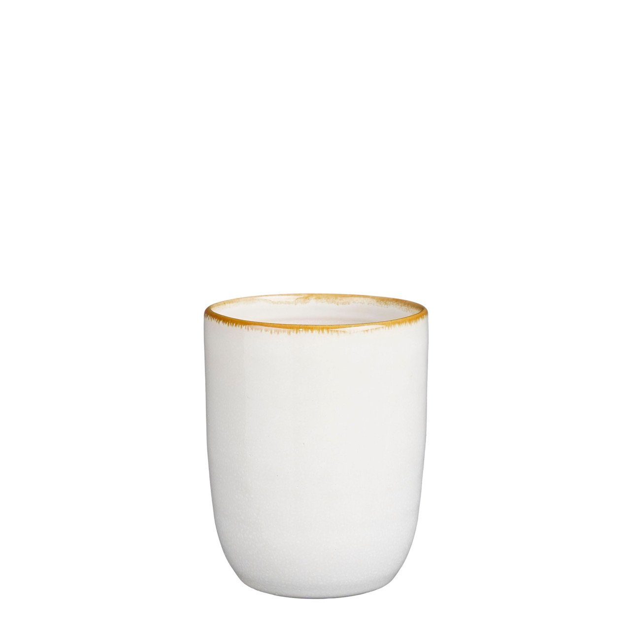 Becher Mica Becher Tabo weiß, 10 cm x 7,5 cm