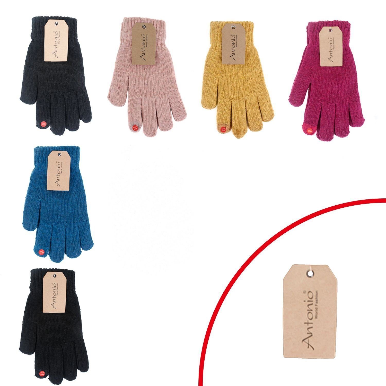 Winterhandschuhe Für Damen Herren Fleecefutter Strickhandschuhe Modisch