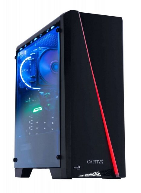 CAPTIVA Advanced Gaming I67-351 Gaming-PC (Intel Core i5 12400F, GeForce GTX 1660, 16 GB RAM, 500 GB SSD, Luftkühlung)