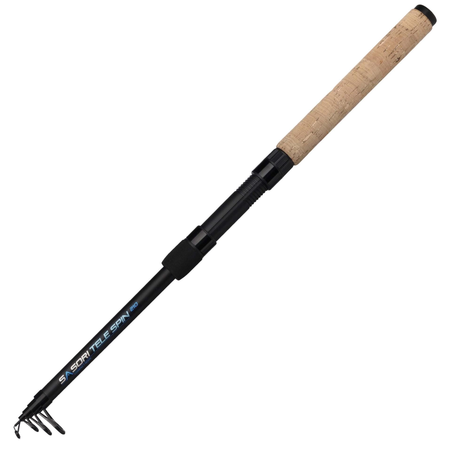 MIKADO Total Fishing Spinnrute Sasori Tele Spin Rute 10-30g - ver. Größen - Spinnrute Teleskop Angeln
