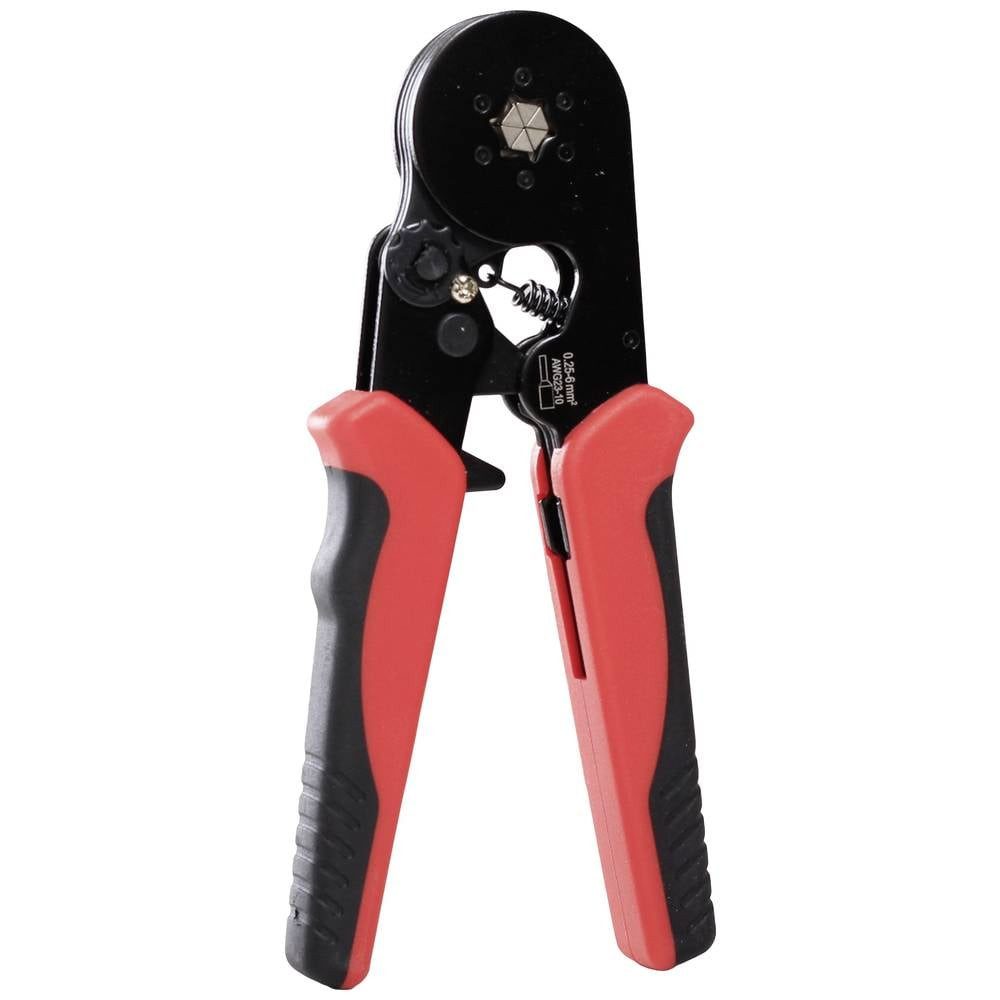 Quadrios Crimpzange Aderendhülsen-Crimpzange I Sechskantpressklaue 0.25-6mm² 24T061