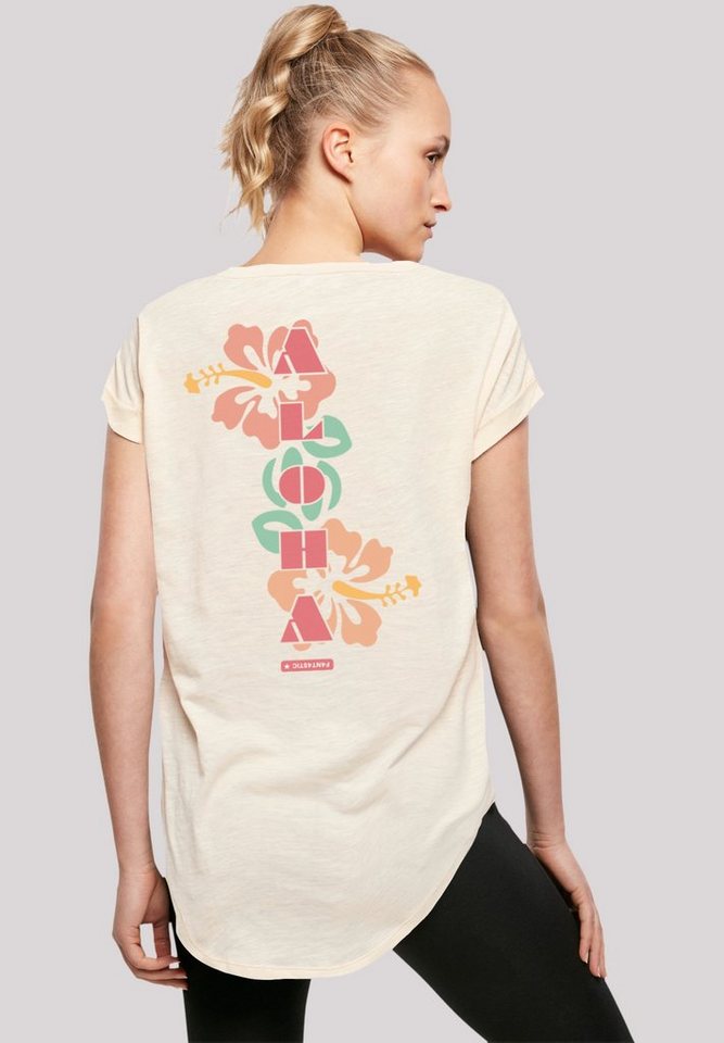 F4NT4STIC T-Shirt Aloha Print, Sehr weicher Baumwollstoff mit hohem  Tragekomfort