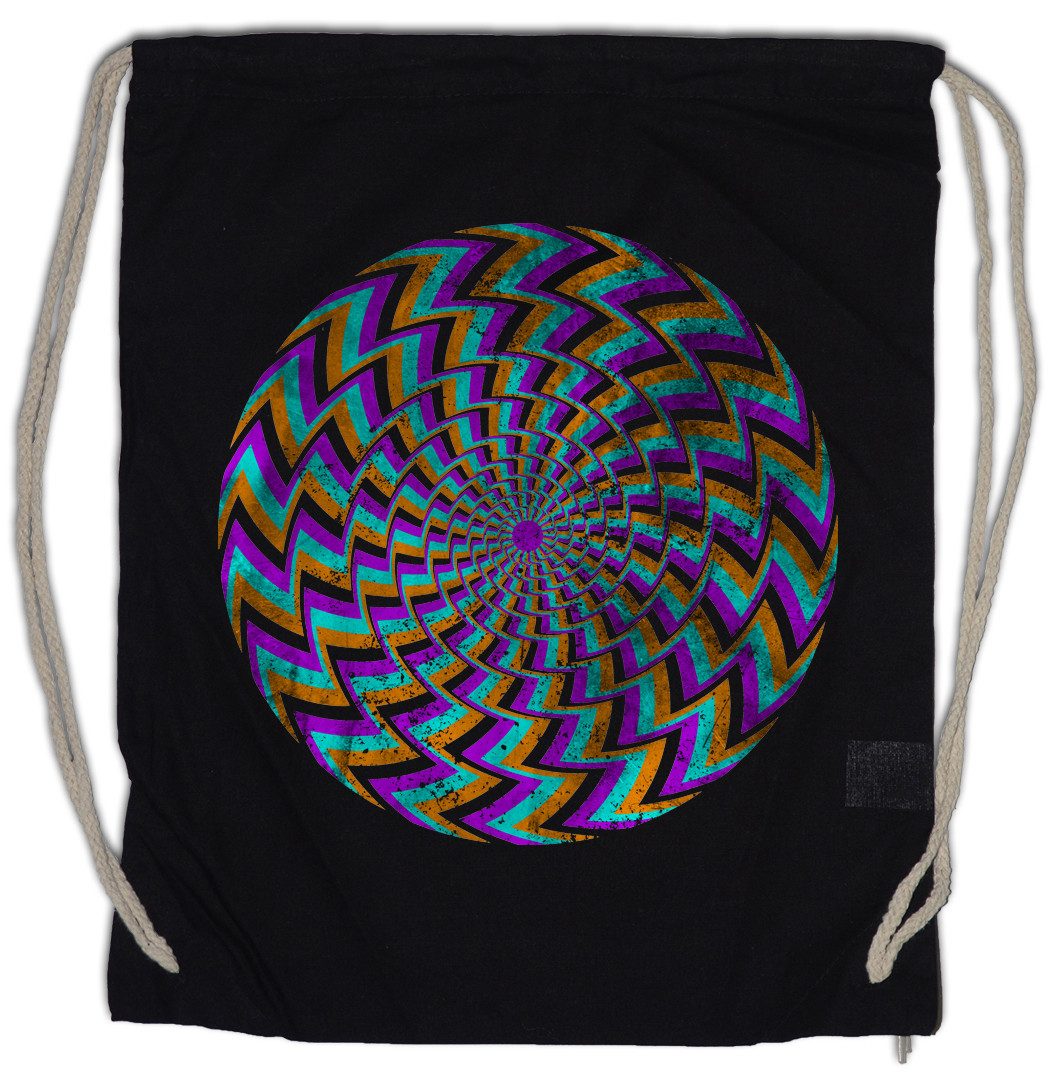 Turnbeutel Hypno Spiral II Turnbeutel Kreis Magic Kreisel Spirale Hypnose