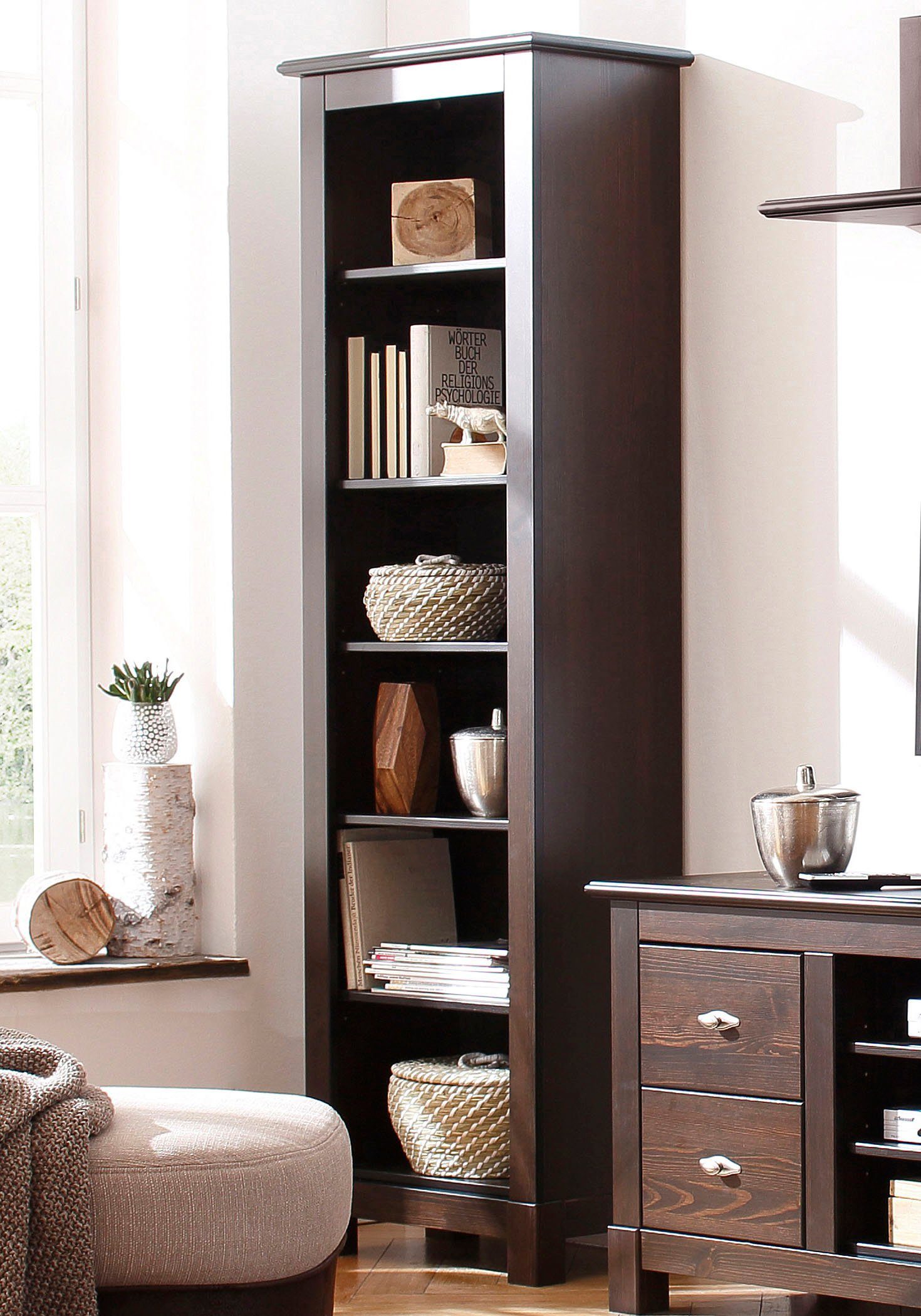 OTTO home Standregal Rauna, Höhe 180 cm, aus massiver Kiefer, FSC®-zertifiziert