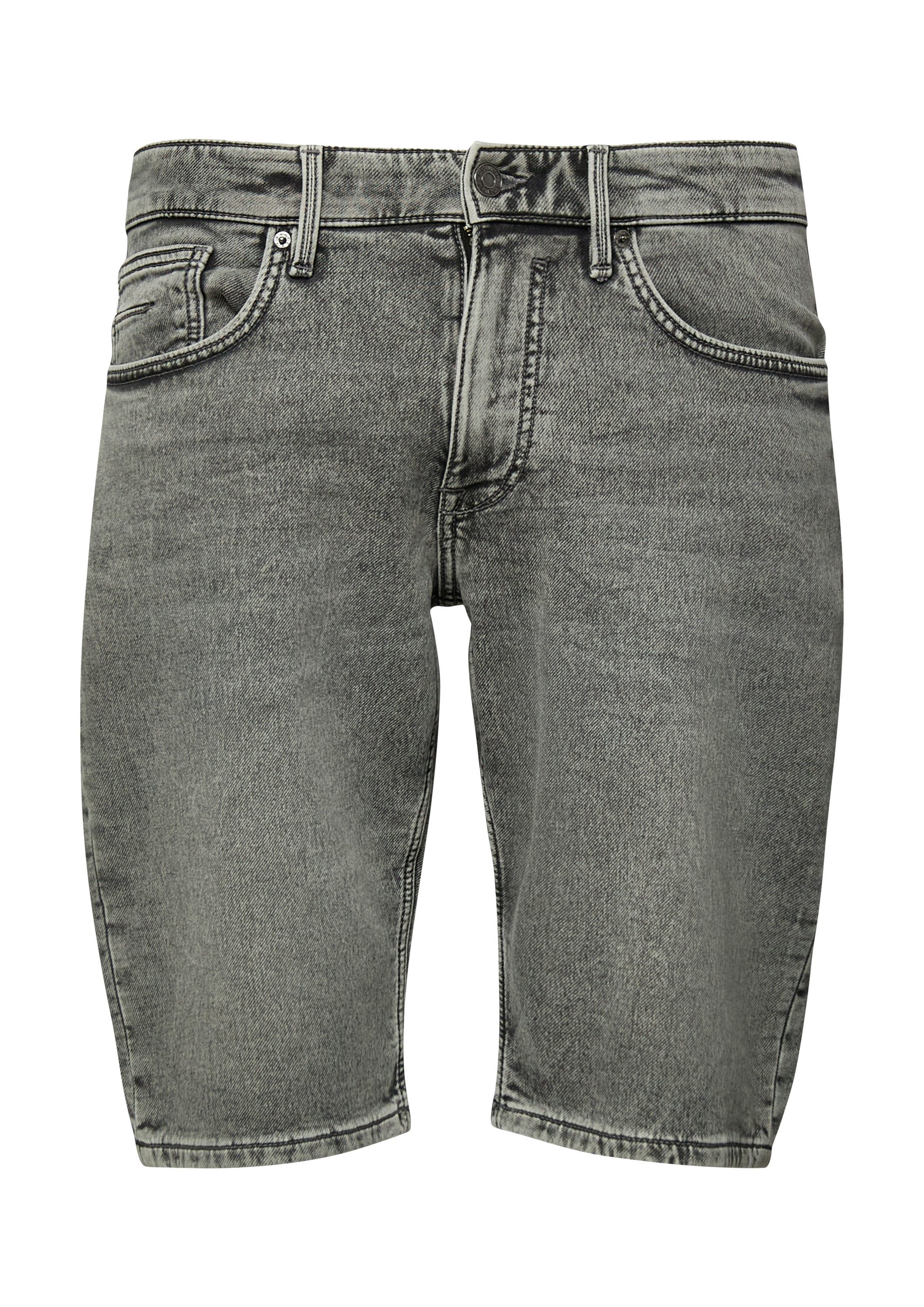 s.Oliver Jeansshorts Jeans-Hose Bermuda-Jeans / Regular Fit / Mid Rise / Sweat-Denim