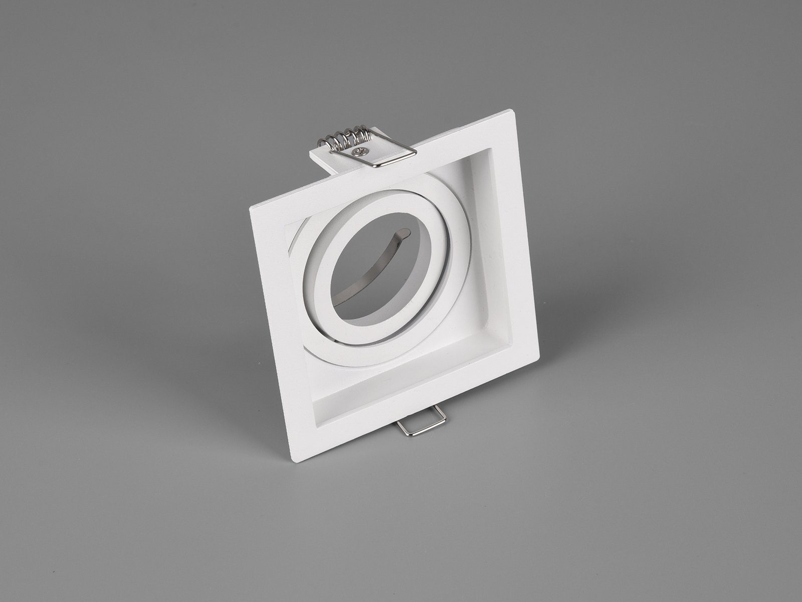 TRIO Leuchten LED Einbaustrahler, Dimmfunktion, LED wechselbar, Warmweiß, Deckenspot-s Einbau Bürobeleuchtung Deckeneinbauleuchte-n Weiß, Ø9cm