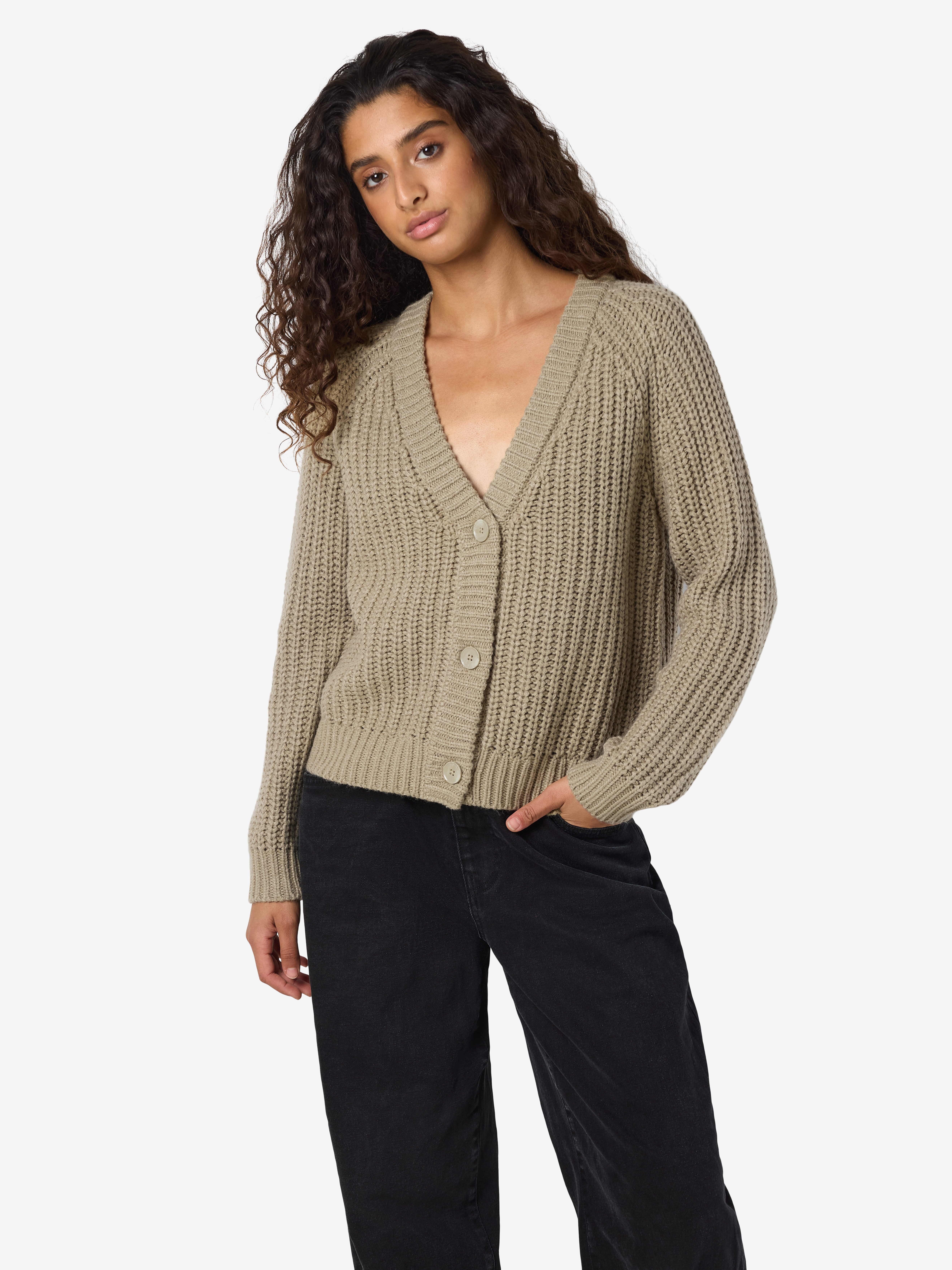 Noisy may Strickjacke NMCHARLIE L/S V-NECK KNIT CARDIGAN NOOS günstig online kaufen