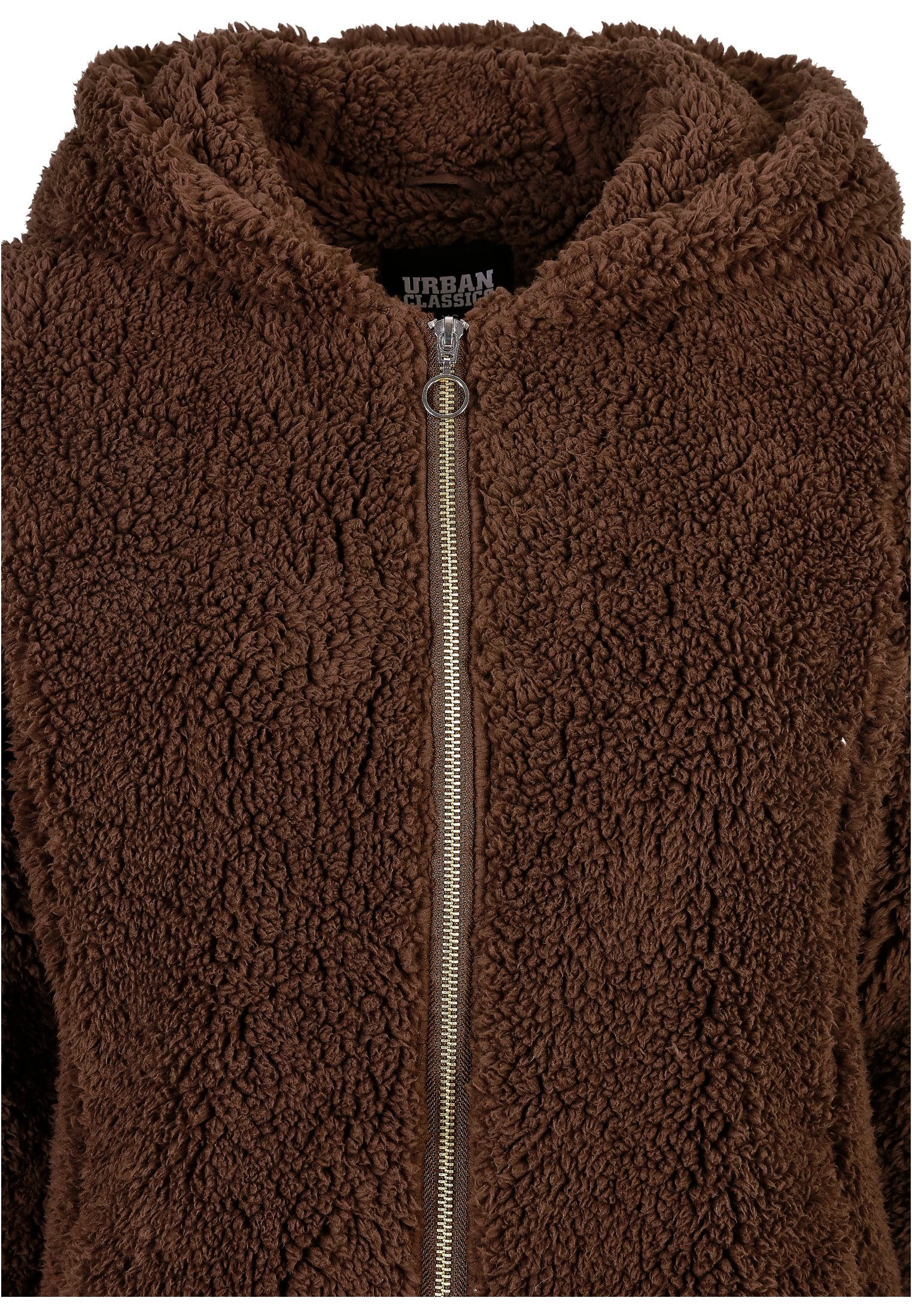 (1-St) brown URBAN Outdoorjacke Damen Sherpa Ladies CLASSICS Jacket