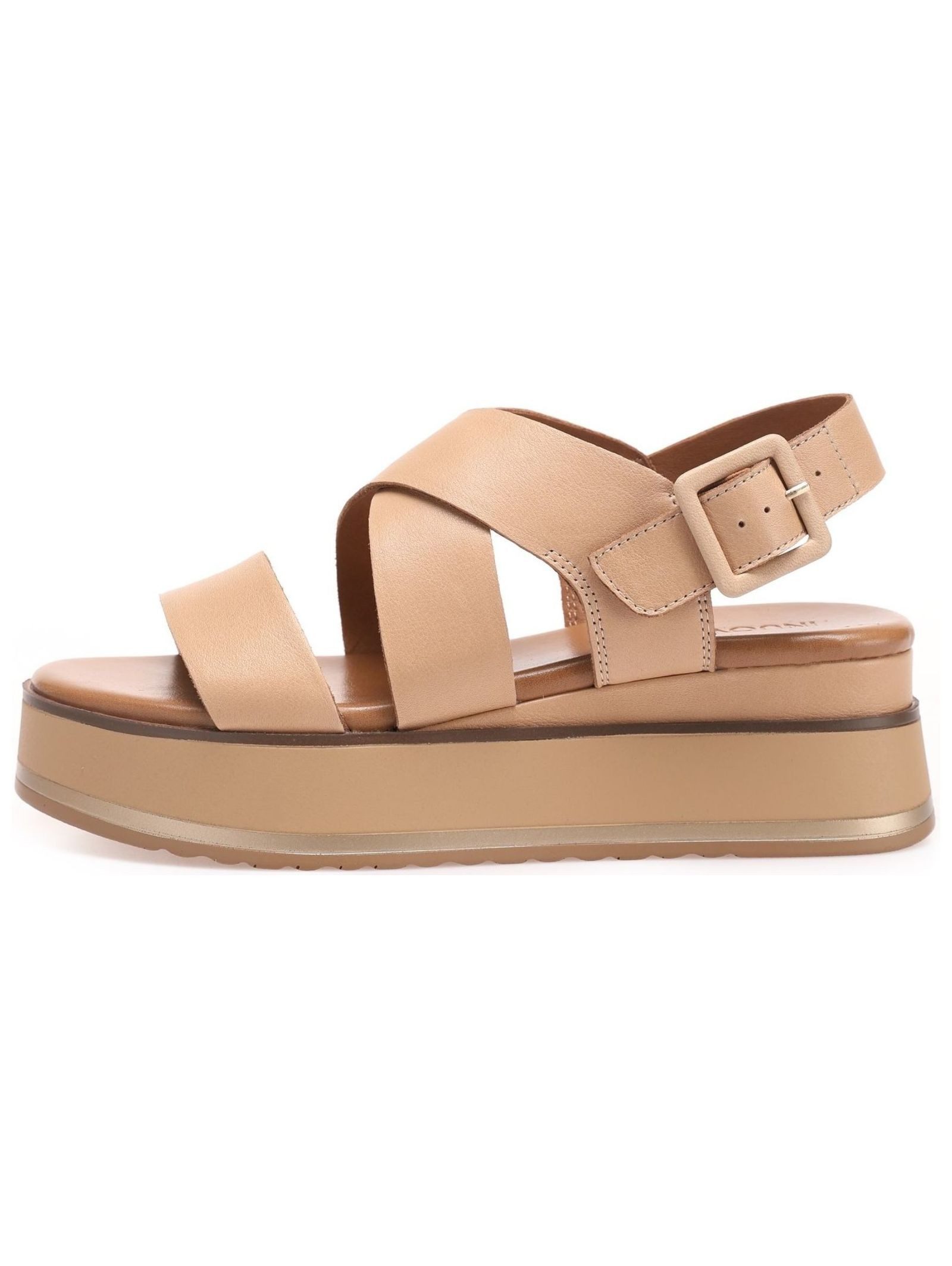 INUOVO Sandalen Leder Plateausandaletten günstig online kaufen