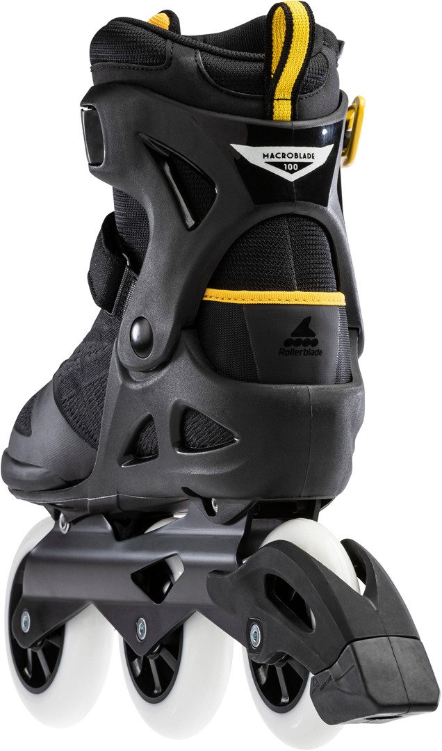 ROLLERBLADE Inlineskates ROLLERBLADE MACROBLADE 100 3WD Inline Skate 2024 black/saffron yellow