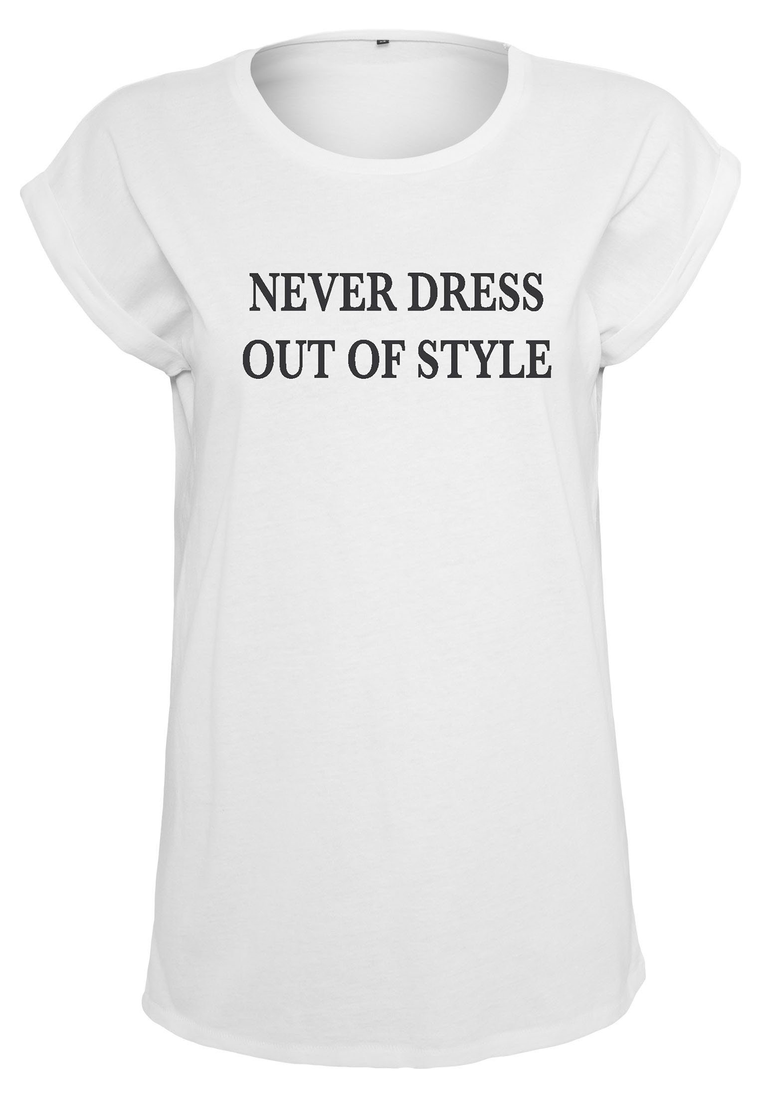 Tee Out Ladies (1-tlg) Never Of Kurzarmshirt MisterTee Style Damen