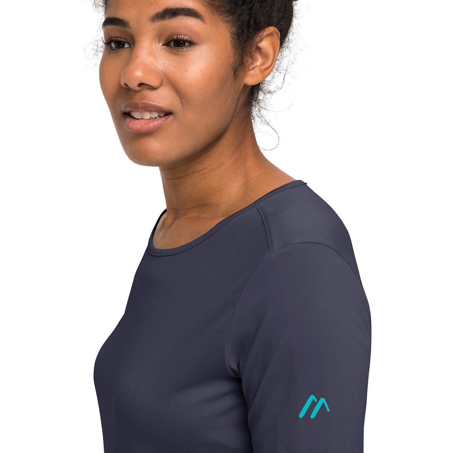 Maier Sports Longsleeve Horda L/S W Damen Langarmshirt für Wandern und  Freizeit, Atmungsaktives Material für optimalen Feuchtigkeitstransport