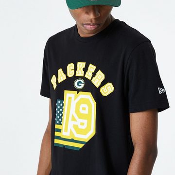 New Era Print-Shirt New Era NFL GREEN BAY PACKERS Flag Number Tee T-Shirt NEU/OVP