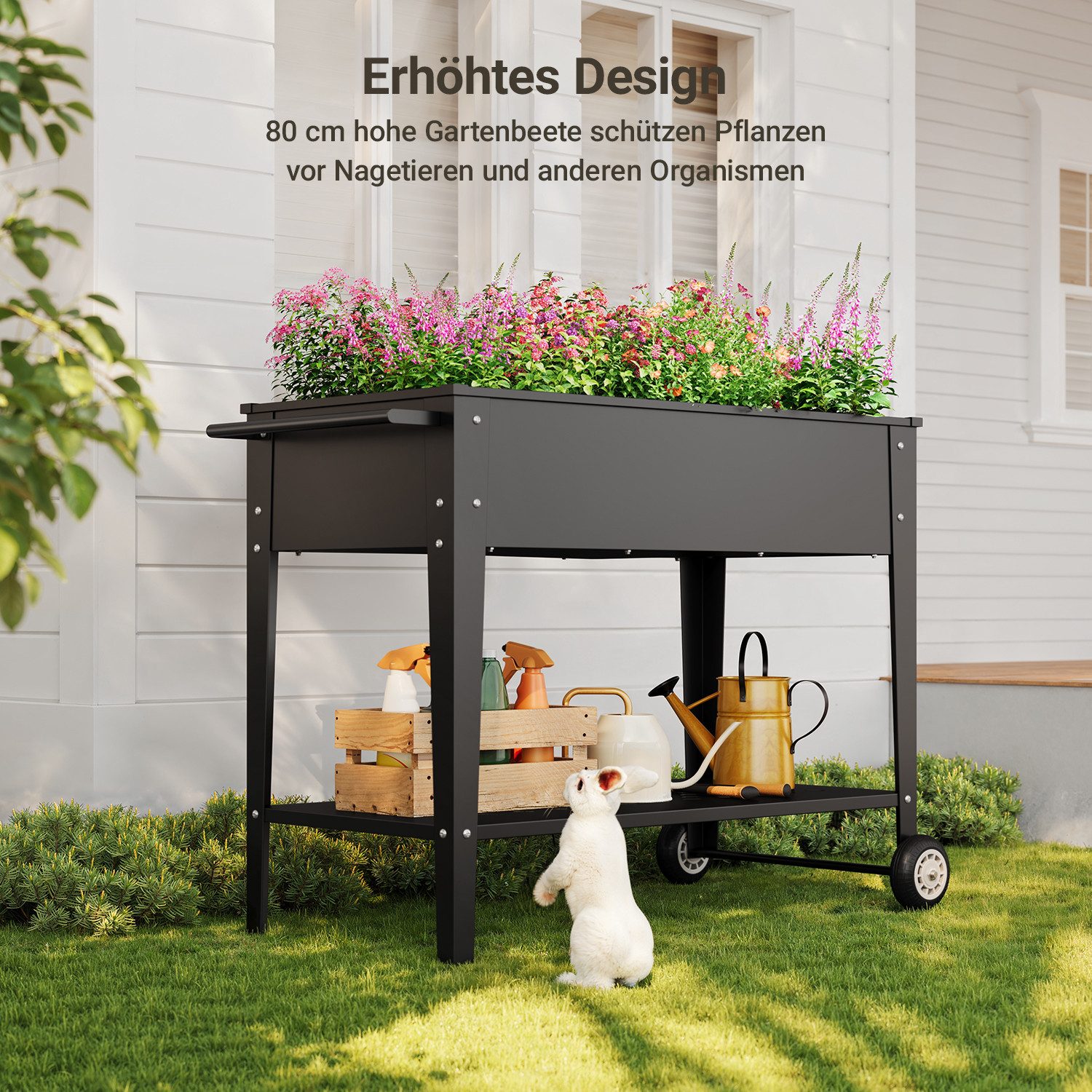 Bealife Hochbeet Pflanzkasten Blumenbeet Belastbarkeit: 100 kg günstig online kaufen