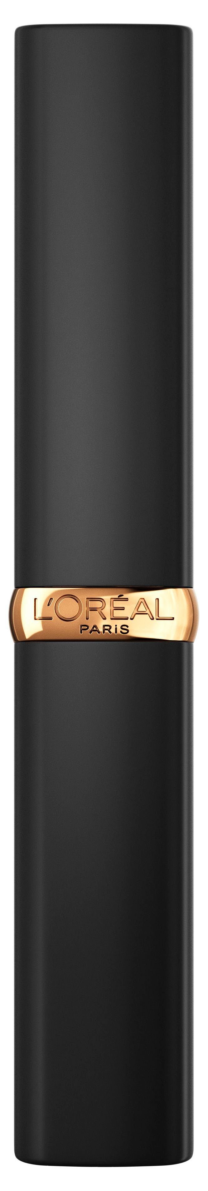L'ORÉAL PARIS Lippenstift COLOR RICHE INTENSE VOLUME MATTE, mit Arganöl und Hyaluronsäure, pudrig mattes Finish