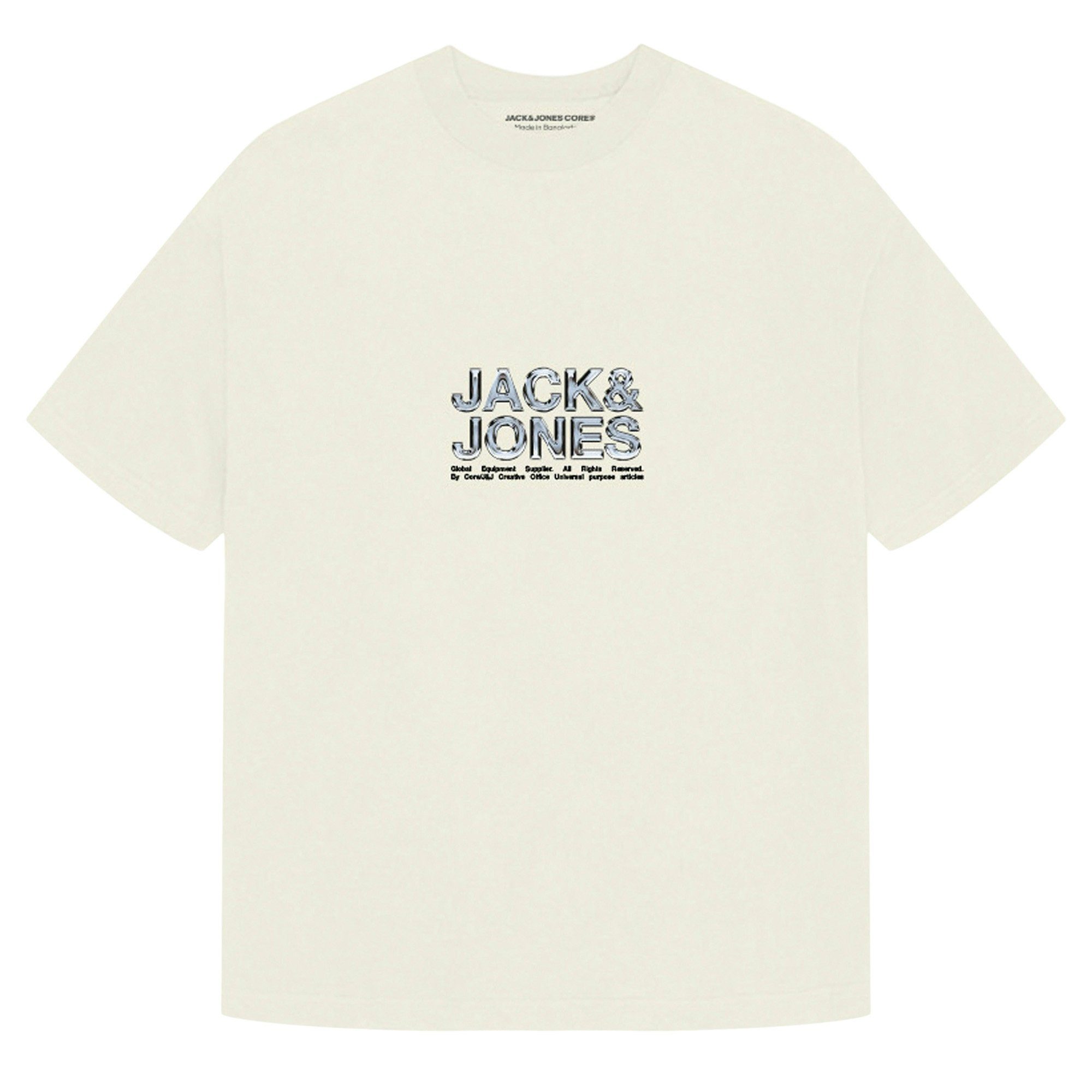 Jack & Jones T-Shirt Herren T-Shirt 4er Pack Baumwolle (Packung, 4er Pack)
