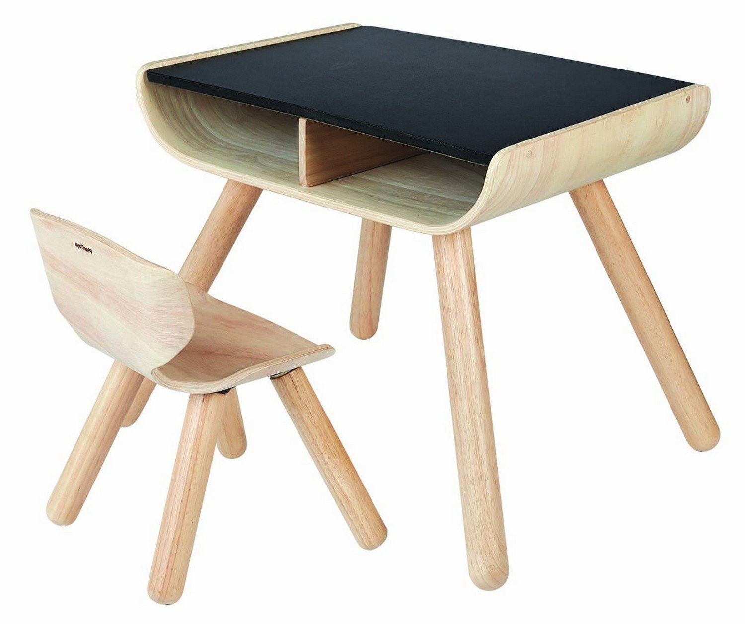 Plantoys Kinderstuhl Tisch & Stuhl schwarz