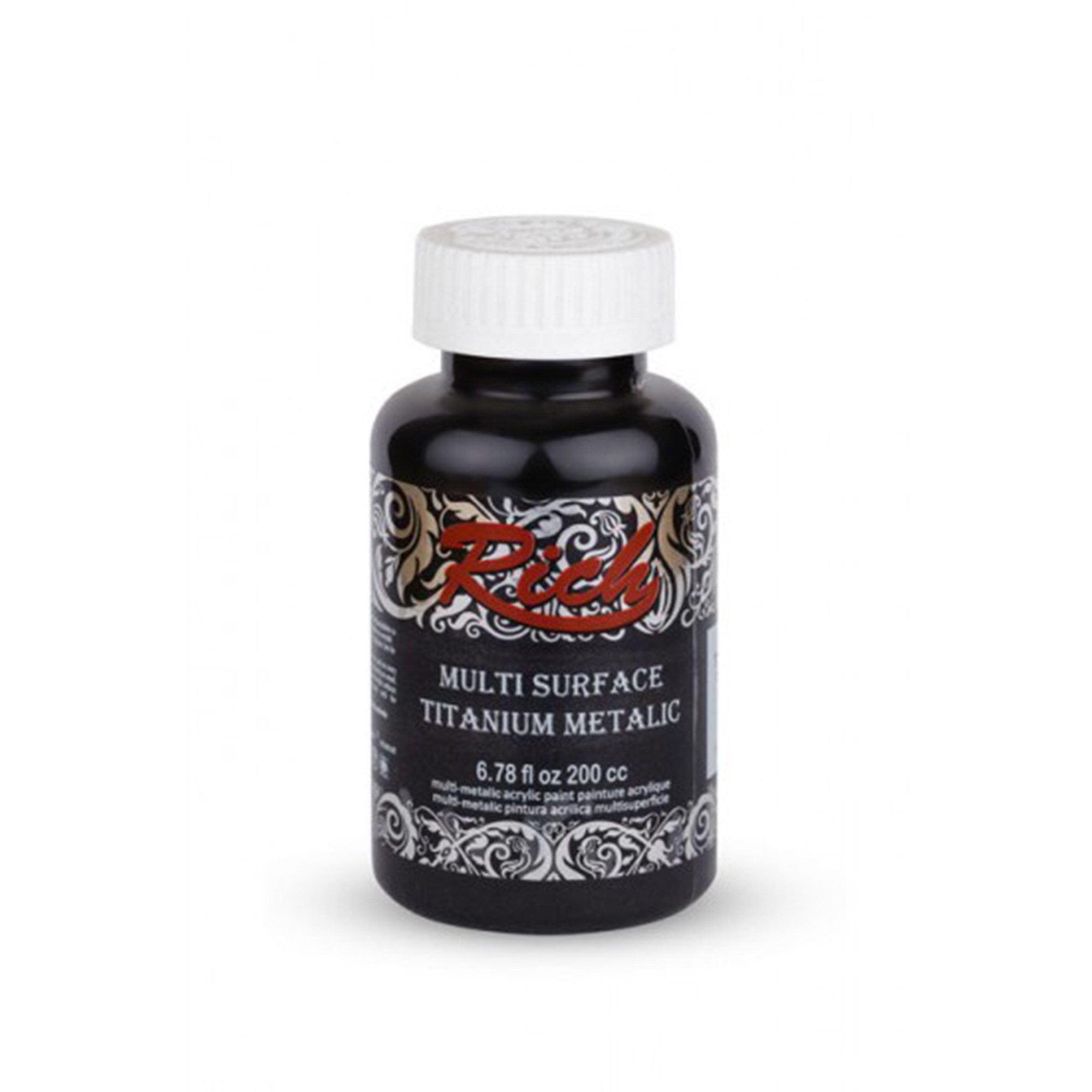 RICH Acrylfarbe Rich Multi Titanium Metallic Farbstoff - 90 / 200 ml - Über 20 Farben