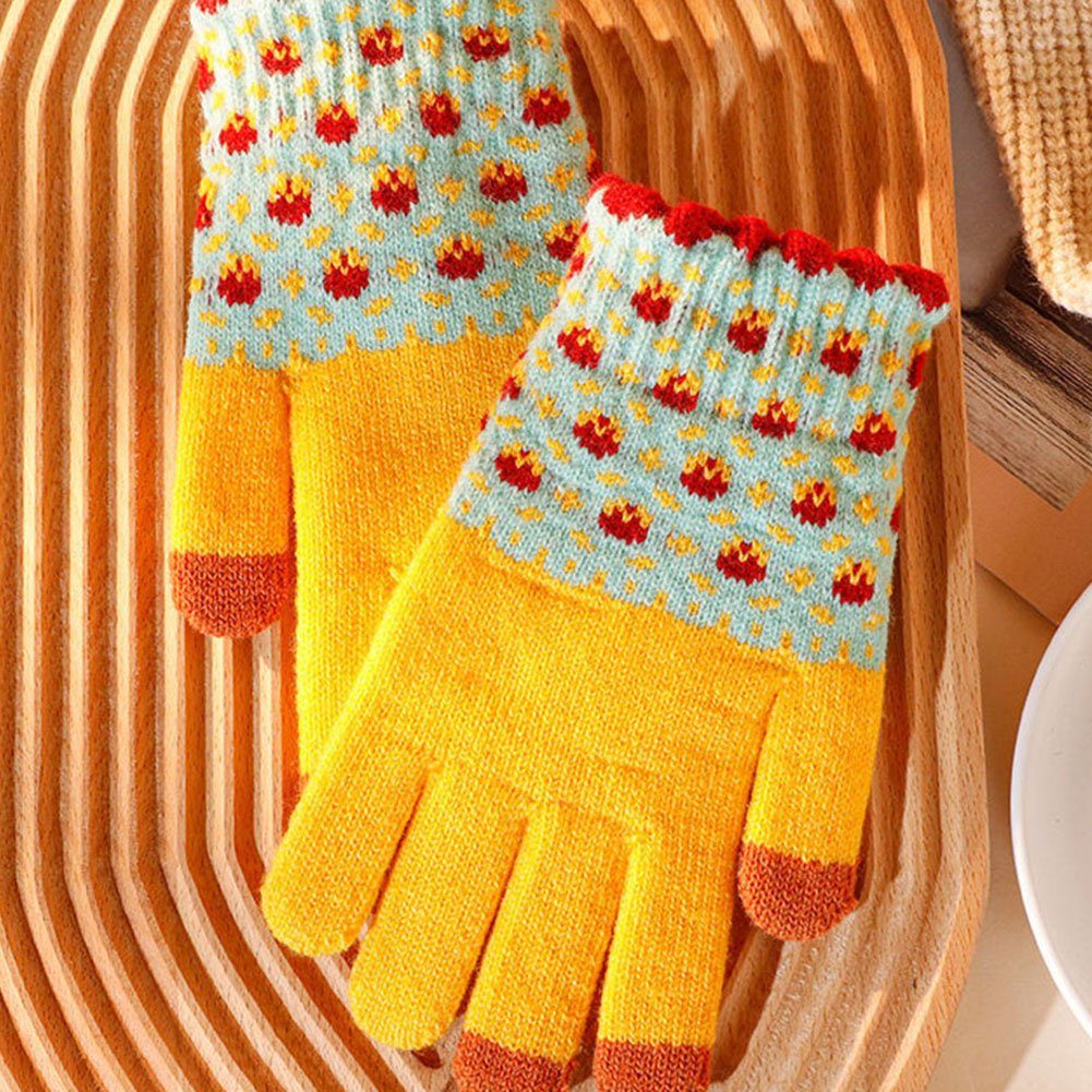 ManKle Baumwollhandschuhe Damen Touchscreen Handschuhe Winterhandschuhe  Warm und Winddicht