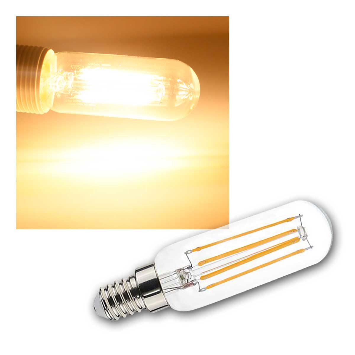 EGB LED-Leuchtmittel E14 Filament LED Lampe "Röhre" 4,5W 490lm 2700K, warmweiß