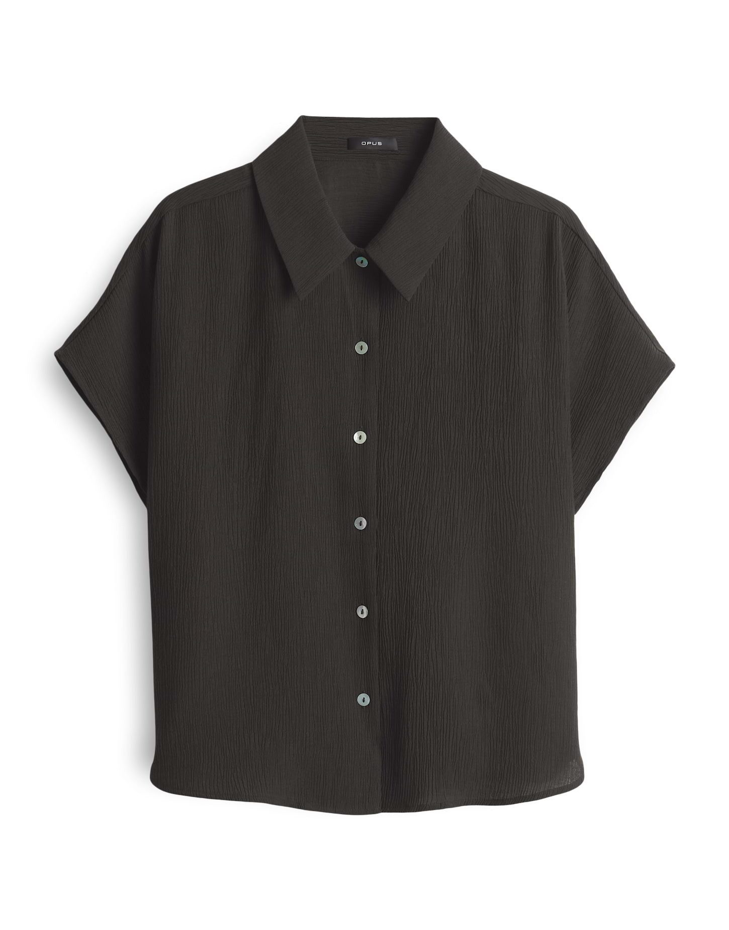 OPUS Kurzarmbluse FASINGA mit Crinkle Struktur günstig online kaufen