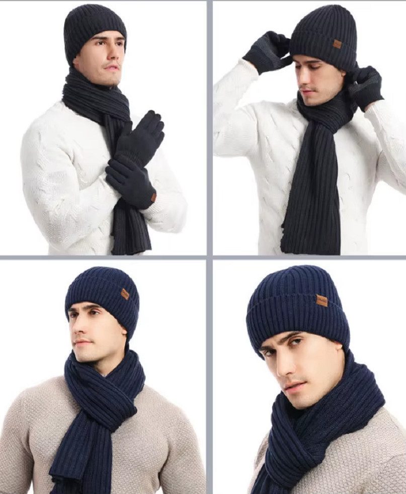 Bellaro Life Strickmütze Dreiteiliges Hutset (Mütze+Schal+Handschuhe) günstig online kaufen