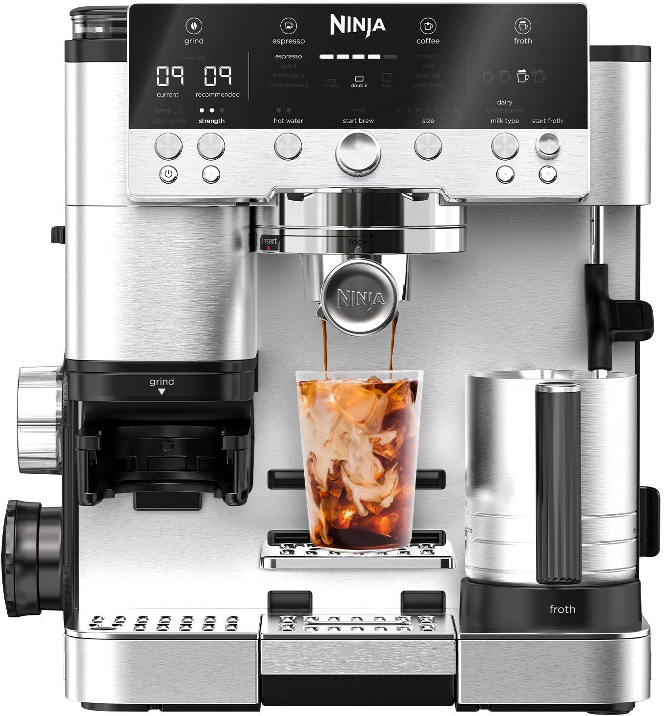 NINJA Espressomaschine ES601EU, Espresso-, Cold Brew- und Filterkaffeemaschine