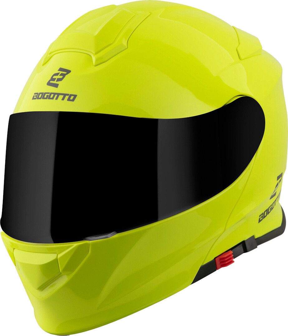 Bogotto Motorradhelm H271 Klapphelm, Vorbereitet Für Kommunikationssystem,geeignet Brillenträger,vorbe