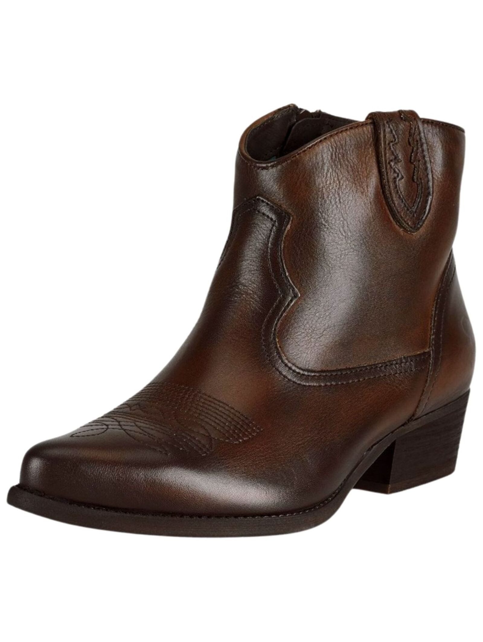 Stiefelette Leder . Stiefelette