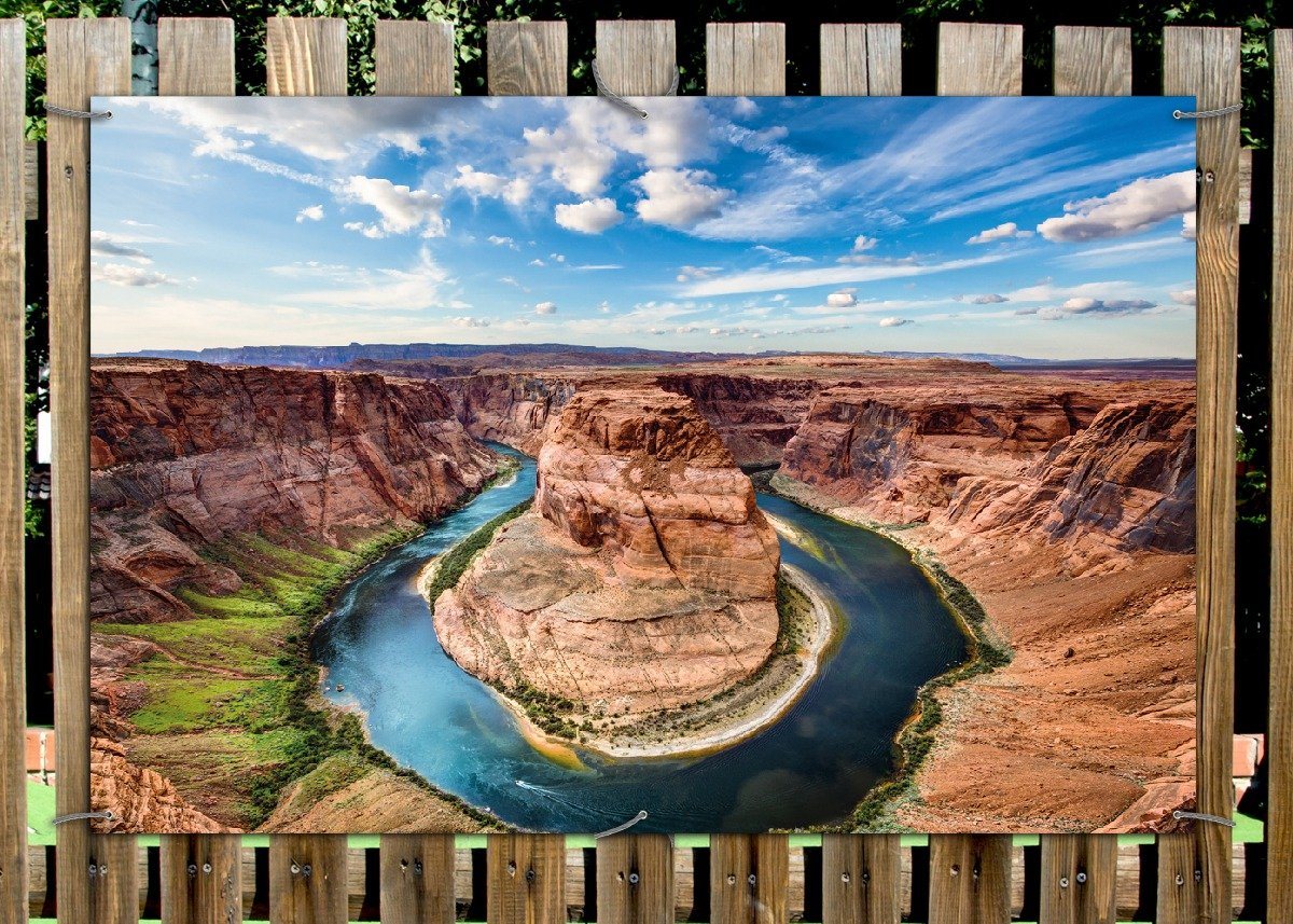 Thumbnail - Wallario Sichtschutzzaunmatten Grand Canyon