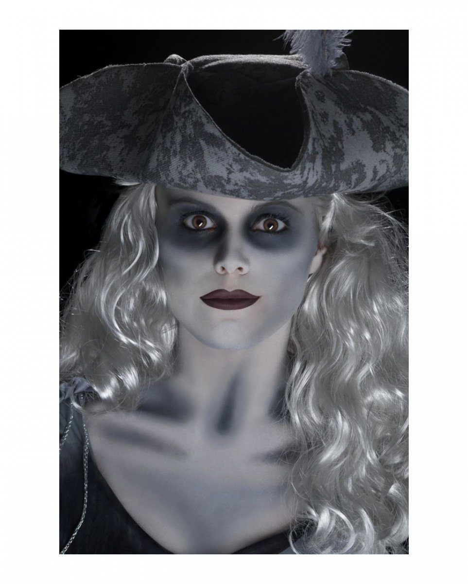 Vampir-Kostüm 11-teiliges Ghost Ship Geister Make-up Set für Hal