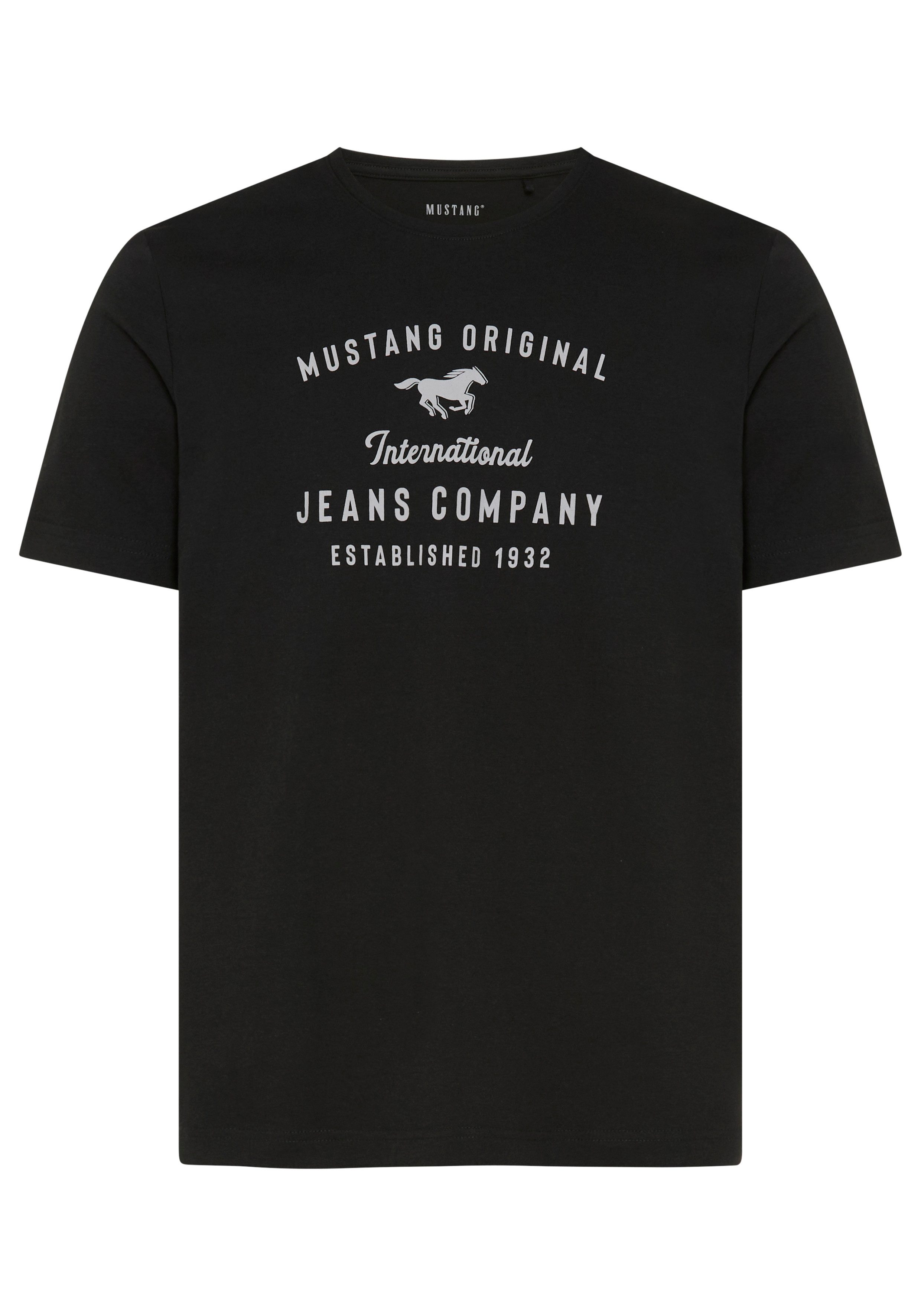 Rundhalsshirt Alex Logoprint uni
