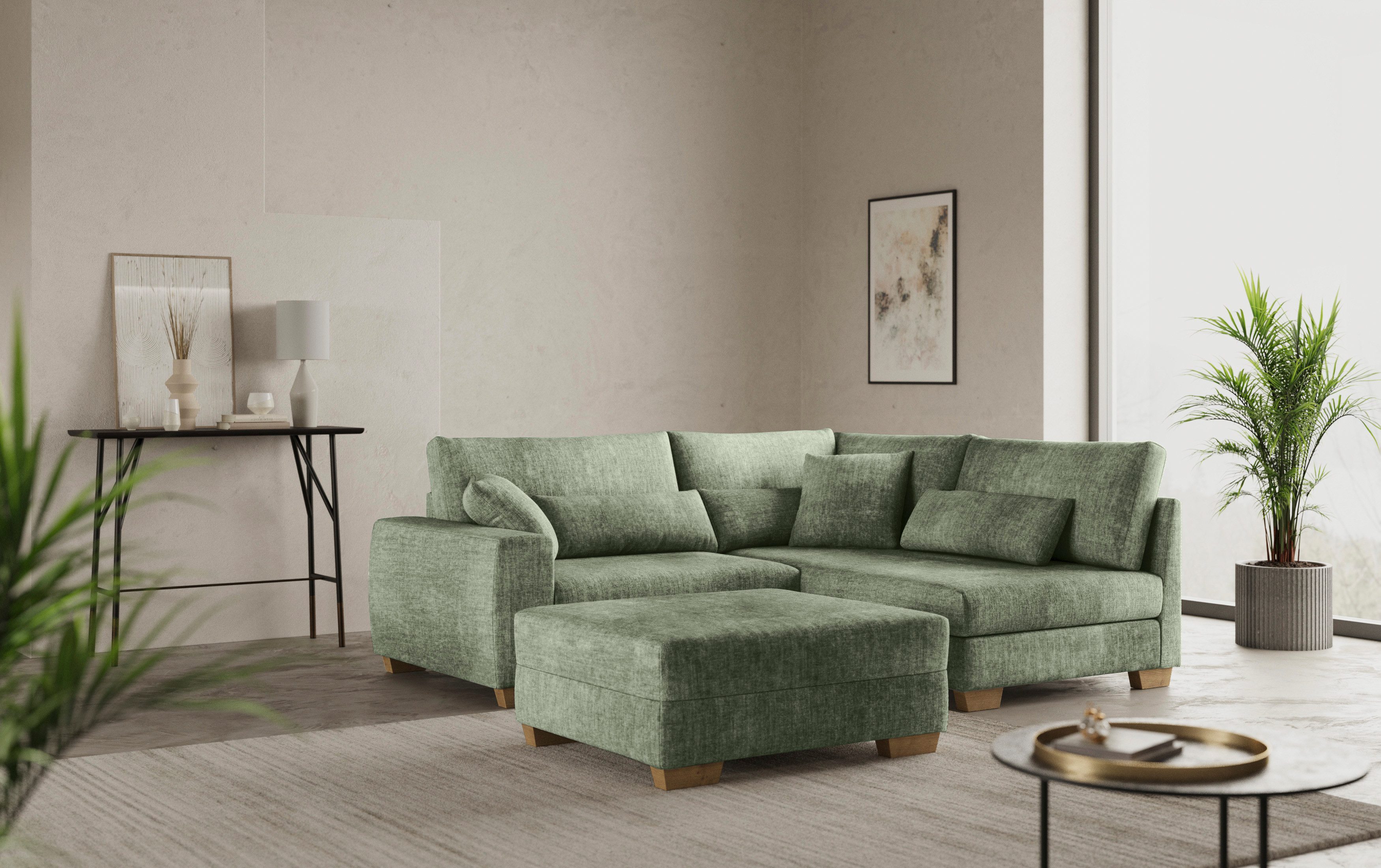 Mr. Couch Hocker Helena, Mit DuraSpring-Taschenfederkern, günstig online kaufen