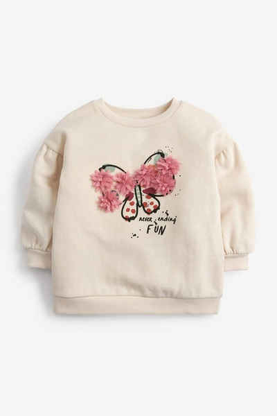 Next Sweatshirt »Sweatshirt mit Schmetterlingsverzierung« (1-tlg)
