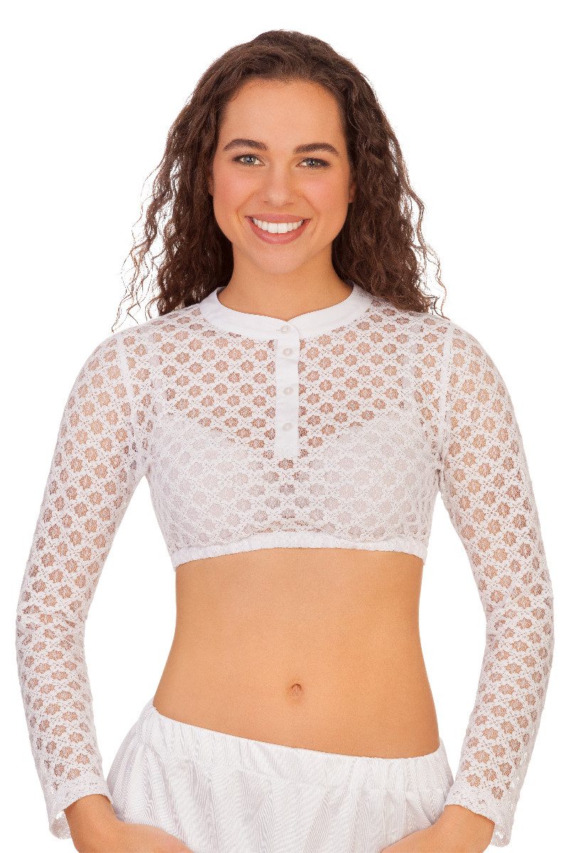 Dirndlbluse Dirndlbluse - MONJA - weiß, creme