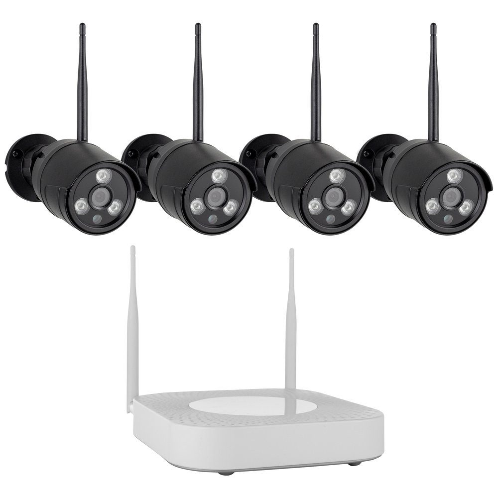 smartwares Smartwares CMS-30300 CMS-30300 Funk, WLAN IP-Funk-Überwachungs-Set mi Überwachungskamera