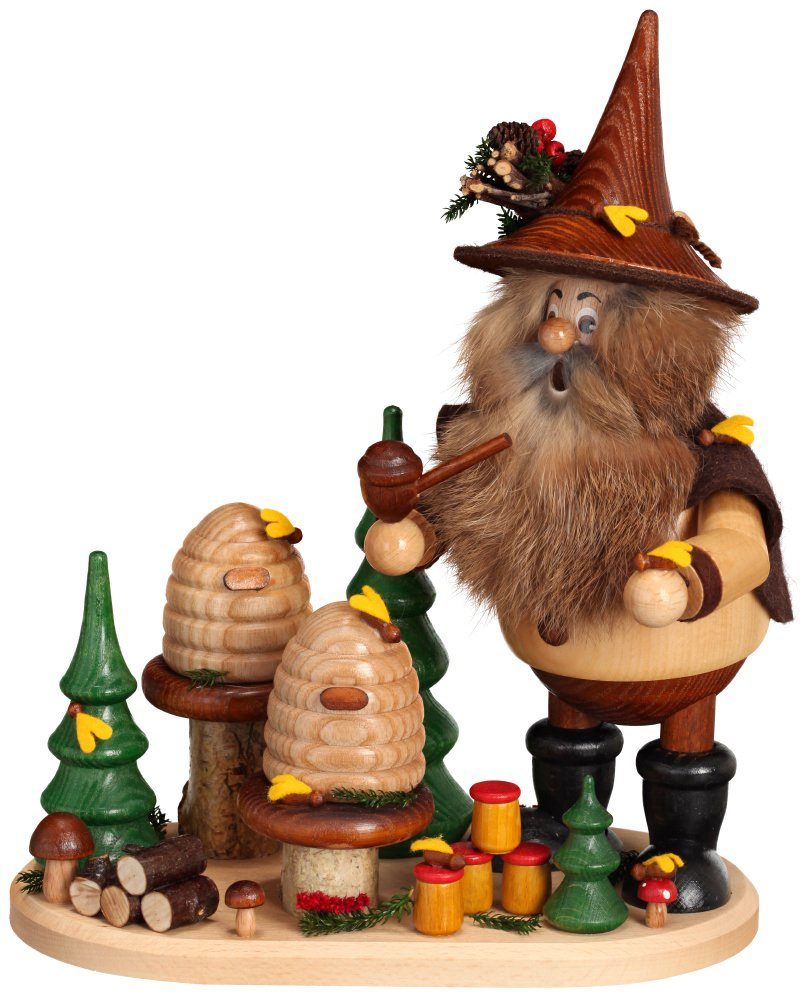 Volkskunstwerkstatt Unger Räuchermännchen Räuchermann Waldwichtel Bienenfre günstig online kaufen