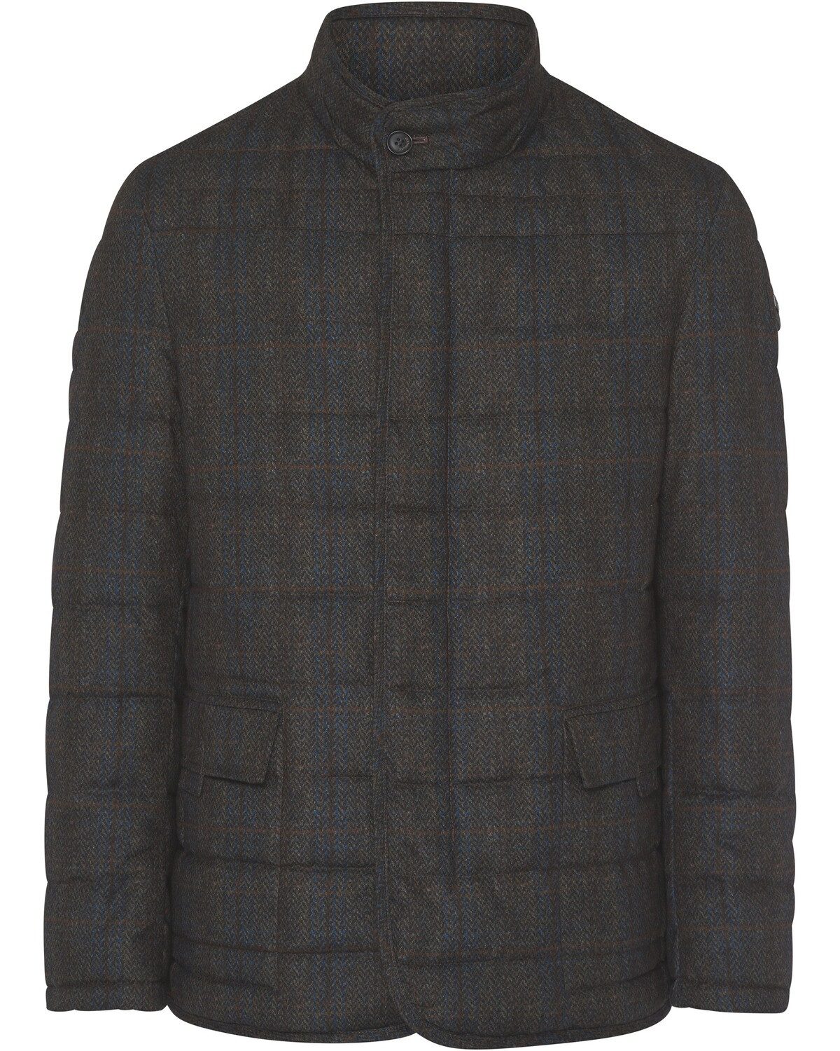 Steinbock Steppjacke Steppjacke mit Tweed-Print