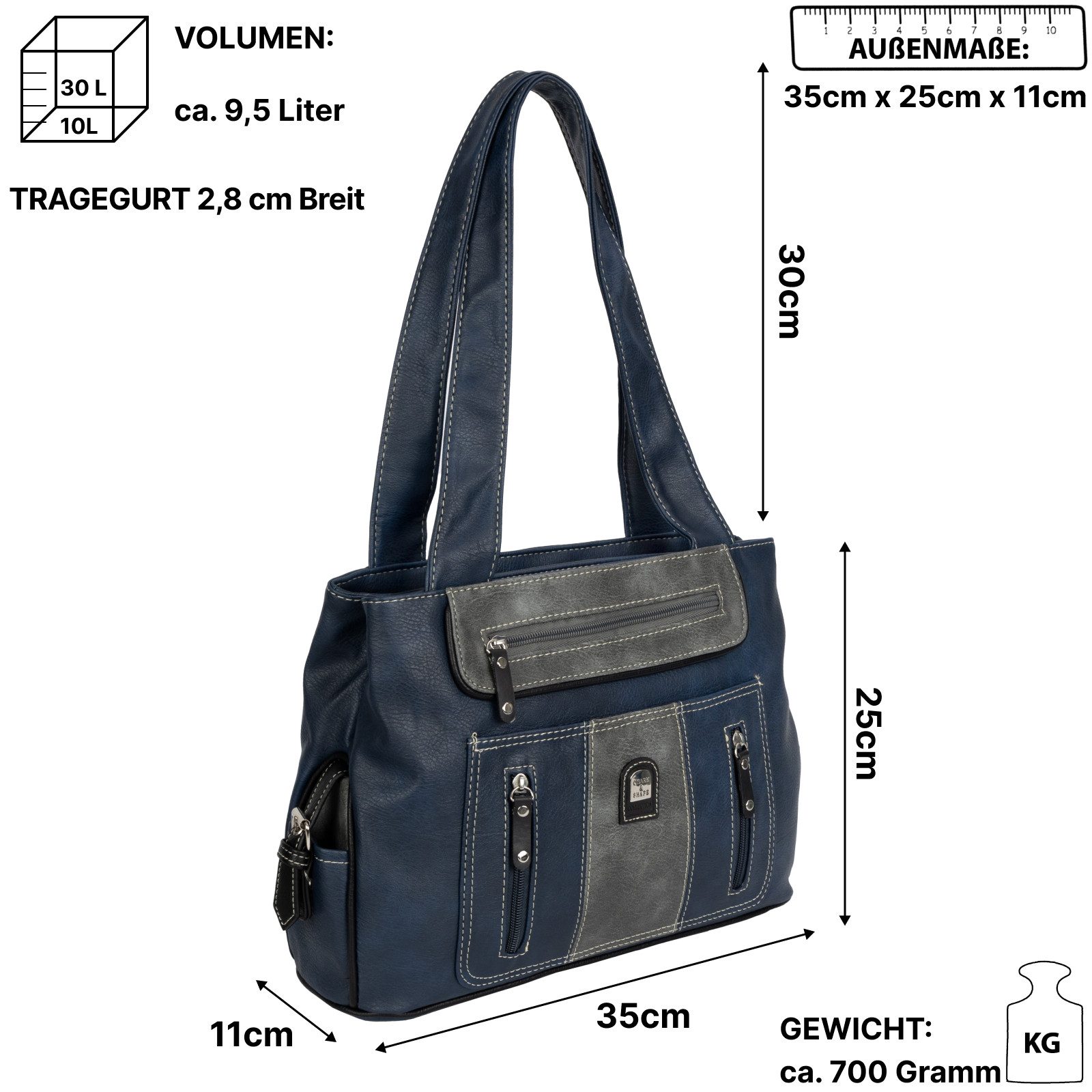 EAAKIE Umhängetasche Damen Tasche Schultertasche Umhängetasche Leder Optik günstig online kaufen