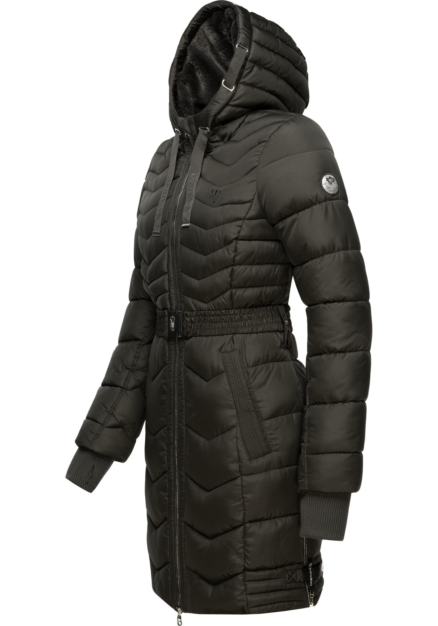 Navahoo Steppmantel Alpenveilchen Stylischer Wintermantel mit schicken Details