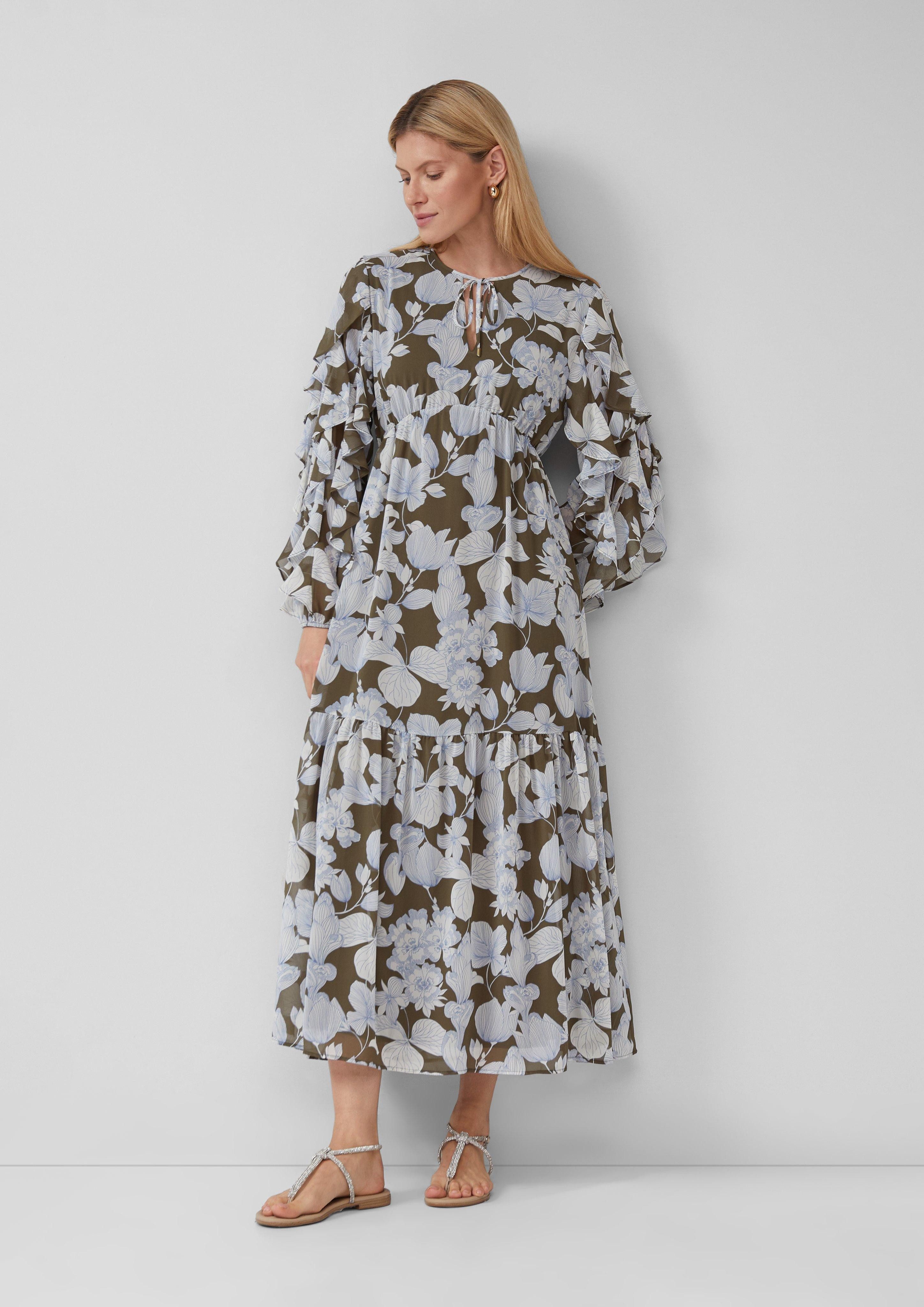 s.Oliver BLACK LABEL Maxikleid Kleid mit günstig online kaufen