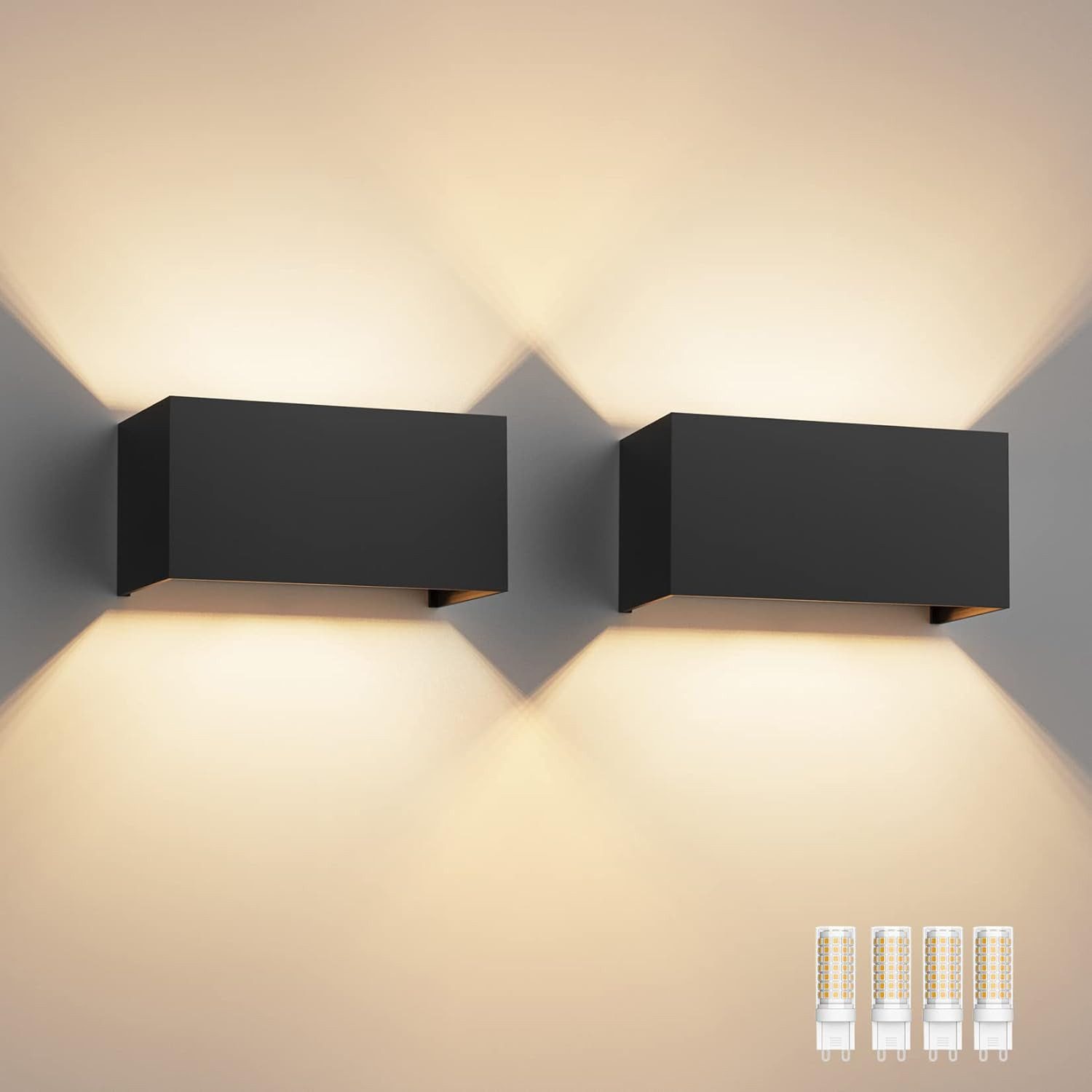 OULENBIYAR LED Wandleuchte Wandlampe mit Austauschbarer günstig online kaufen