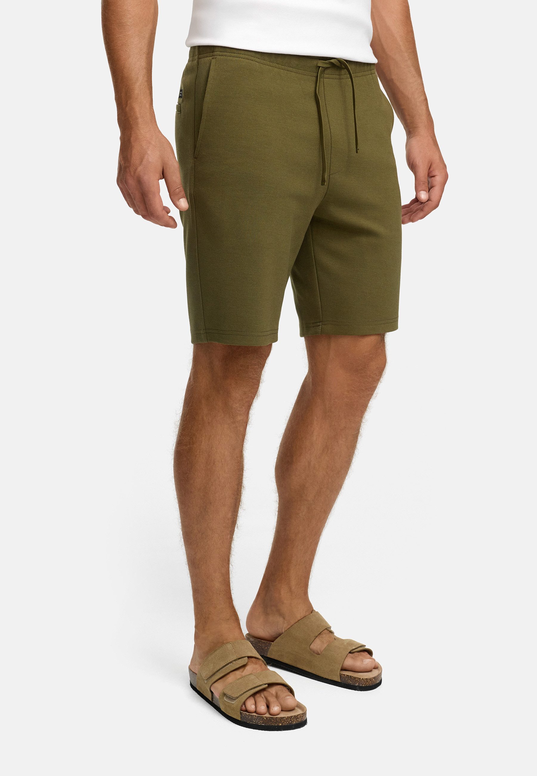 Indicode Chinoshorts Herren INCowell Short Chino Shorts Herrenshorts mit edler Struktur und hoher Atmungsaktivität