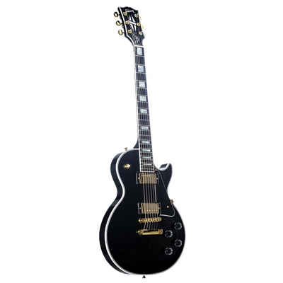 Gibson E-Gitarre, Les Paul Custom Ebony Gloss