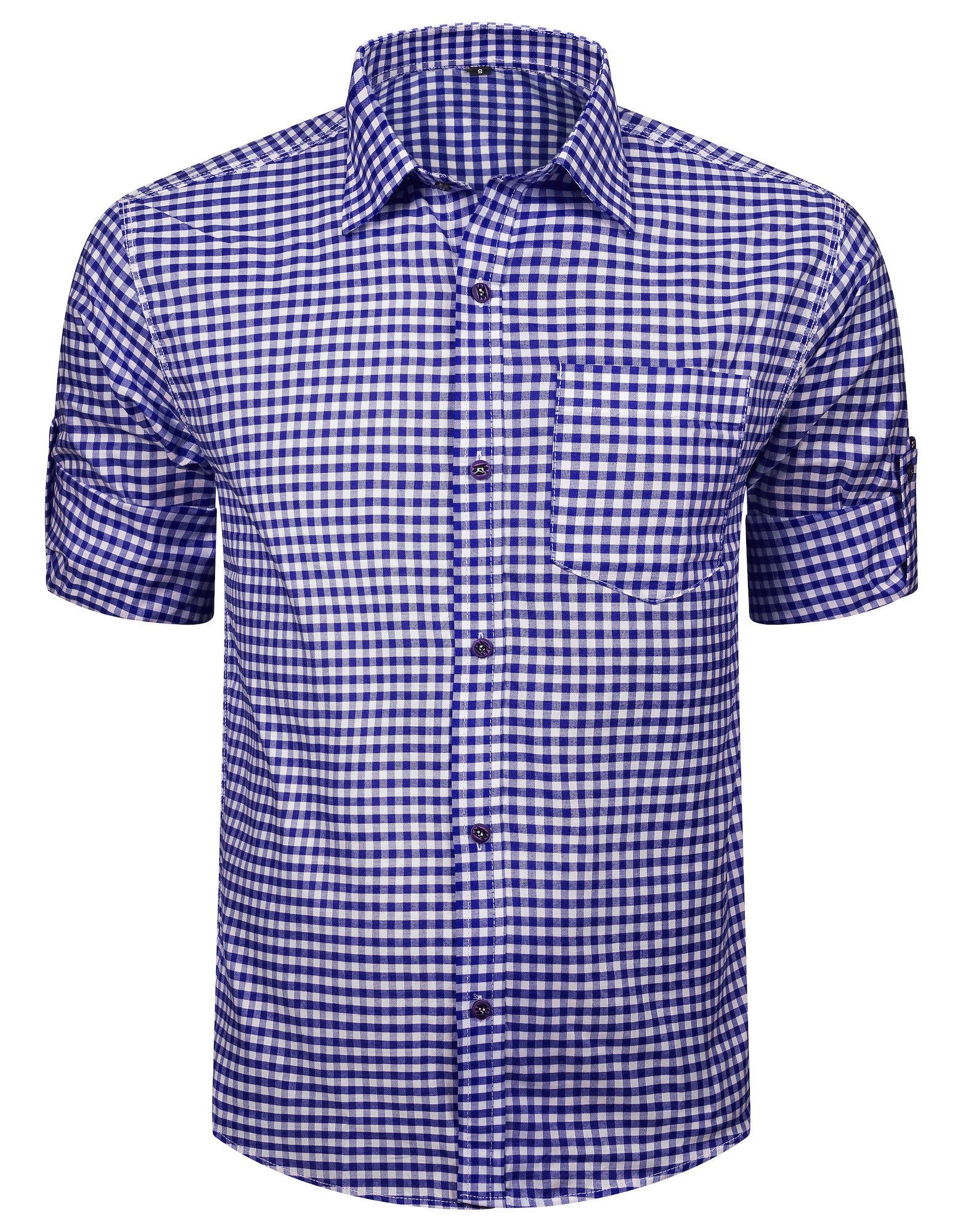 ALL THE GOOD Trachtenlederhose Herren Trachtenset Bayerische Oktoberfest (Hose + Hemd + Socken) (Trachtenset, 3-tlg)