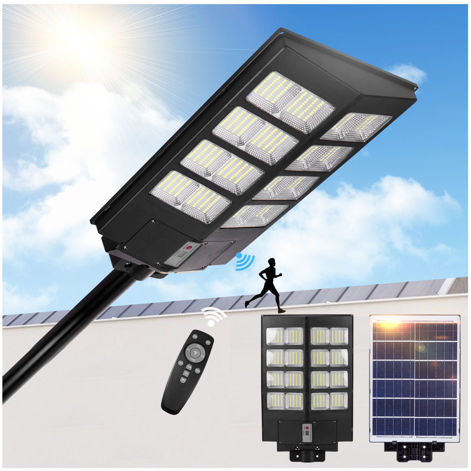 MUPOO LED Außen-Wandleuchte LED Solarlampen mit günstig online kaufen